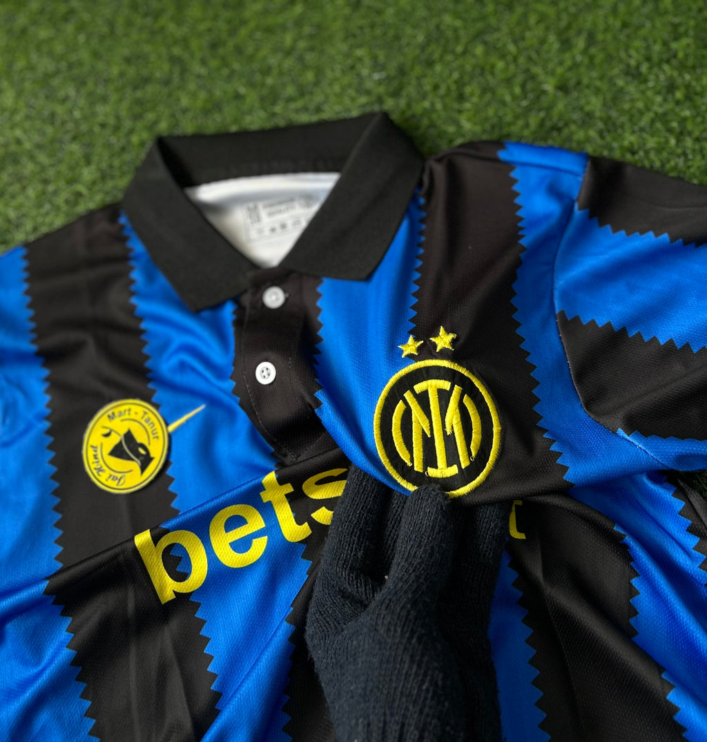 INTER MILAN 2026-27 SEASON HOME JERSEY, POLO  HALF SLEEVE  EMBROIDERY