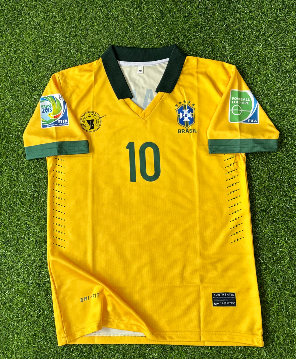 BRAZIL 2013 HOME JERSEY, HALF SLEEVE POLO  SUBLIMATION