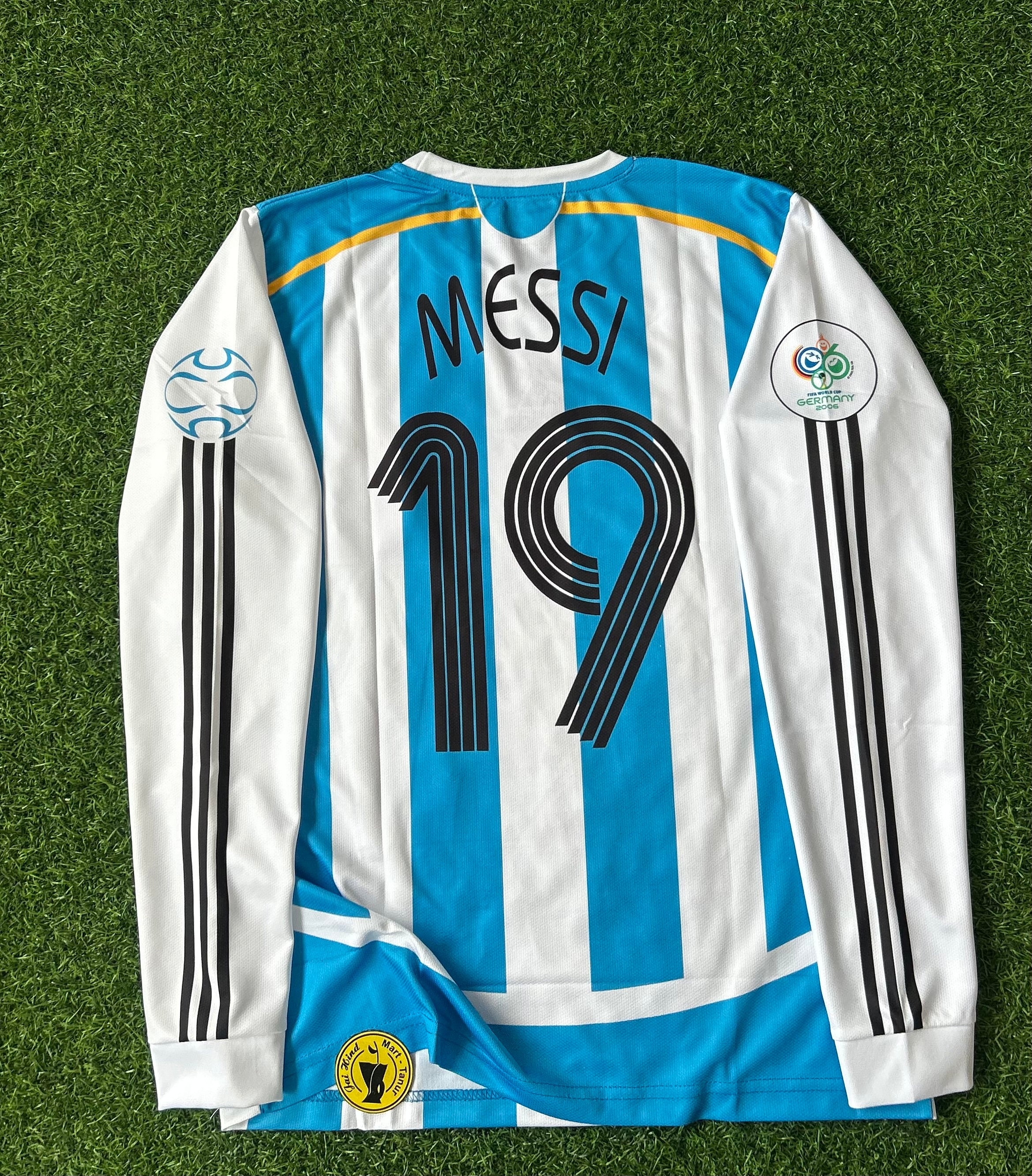 ARGENTINA 2006 HOME KIT, FULL SLEEVE EMBROIDERY
