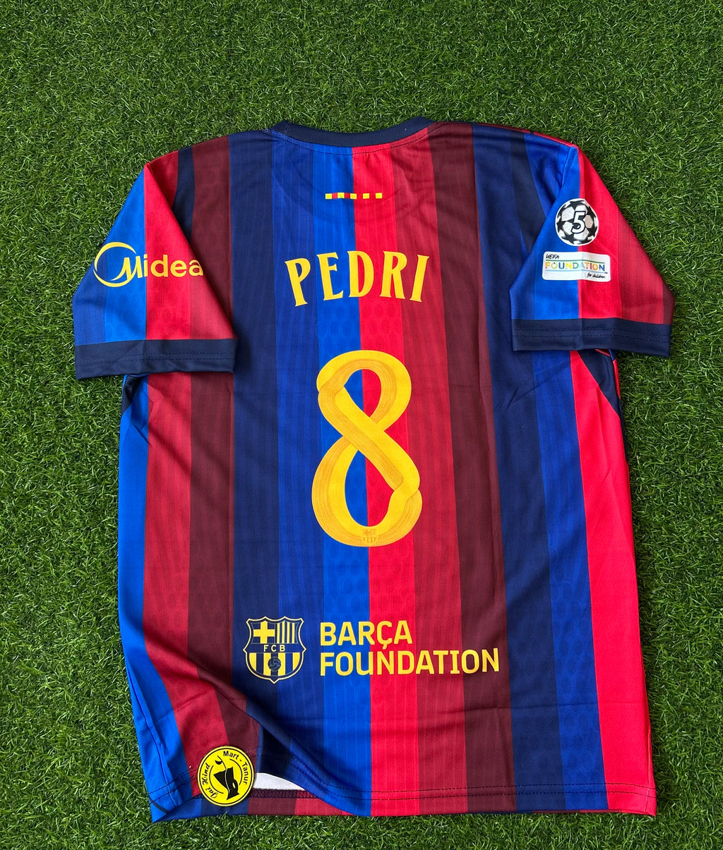 BARCELONA 2026-27 SEASON HOME KIT, HALF SLEEVE  SUBLIMATION