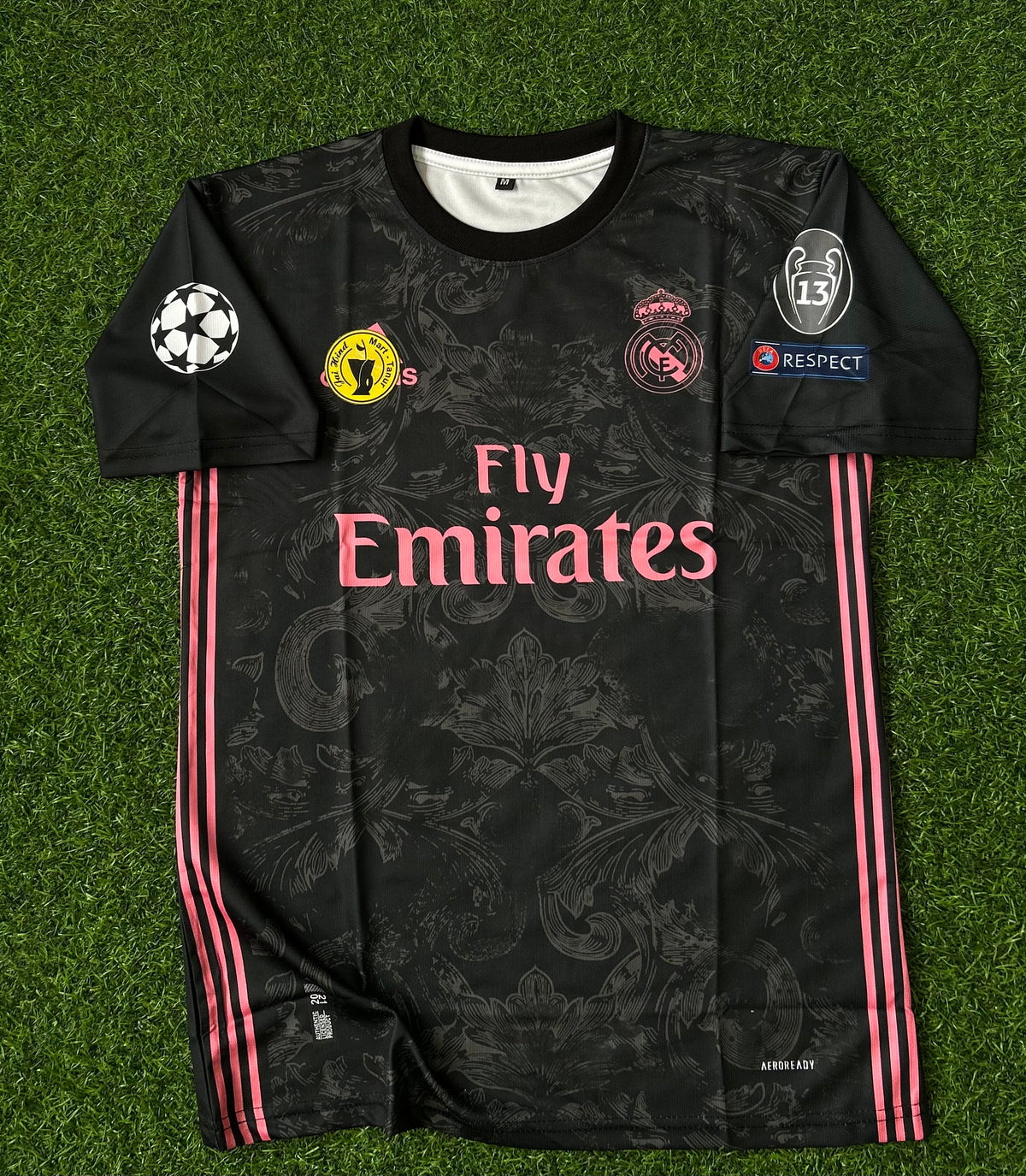 REAL MADRID 2020-21 AWAY JERSEY, HALF SLEEVE SUBLIMATION