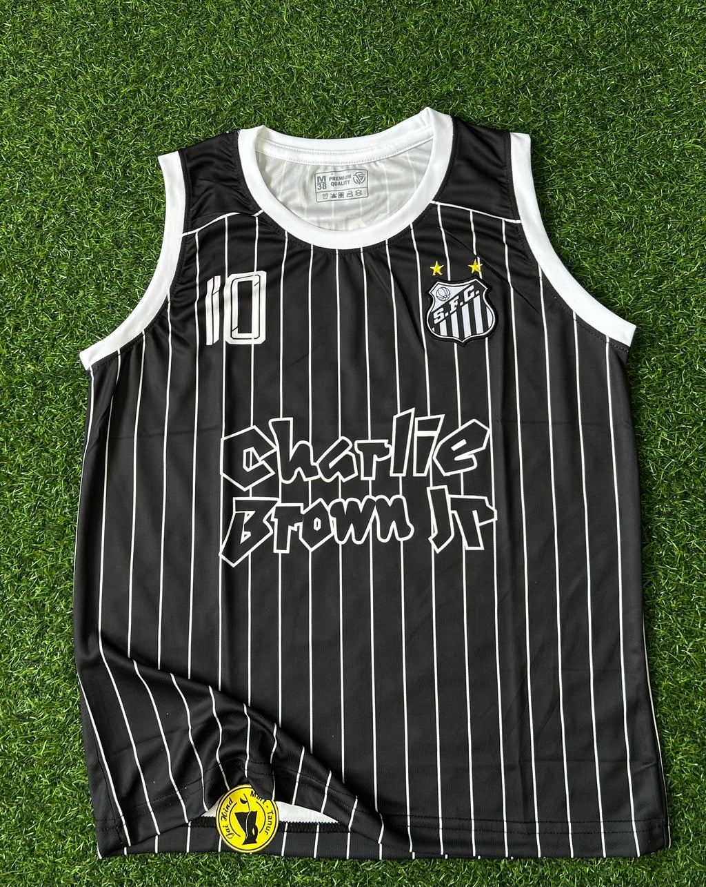 SANTOS x CHARLIE BROWN JR SPECIAL JERSEY, SLEEVELESS EMBROIDERY