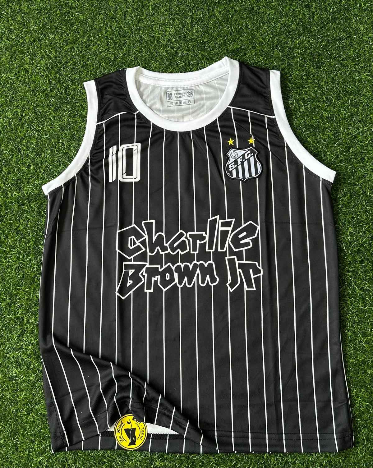 SANTOS x CHARLIE BROWN JR SPECIAL JERSEY, SLEEVELESS EMBROIDERY