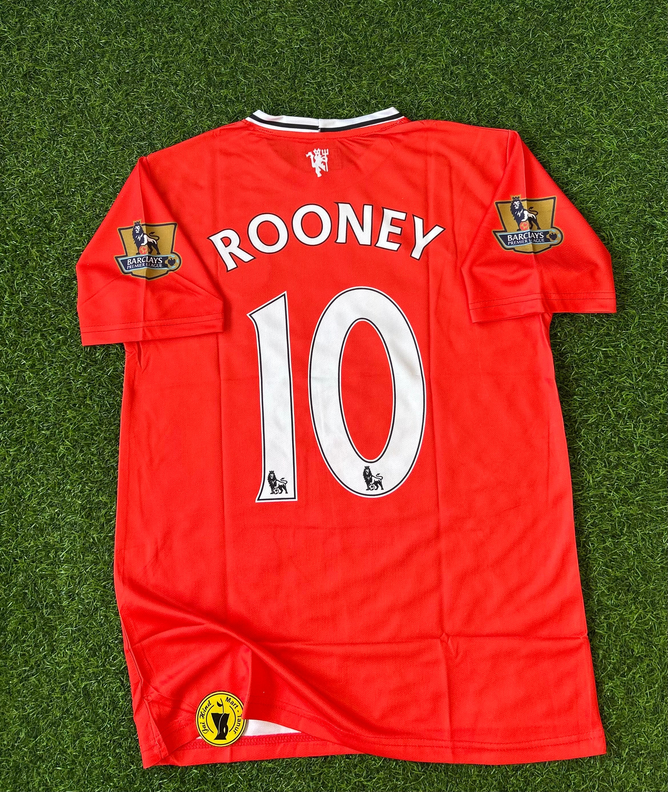 MAN UNITED 2011-12 HOME KIT, HALF SLEEVE EMBROIDERY