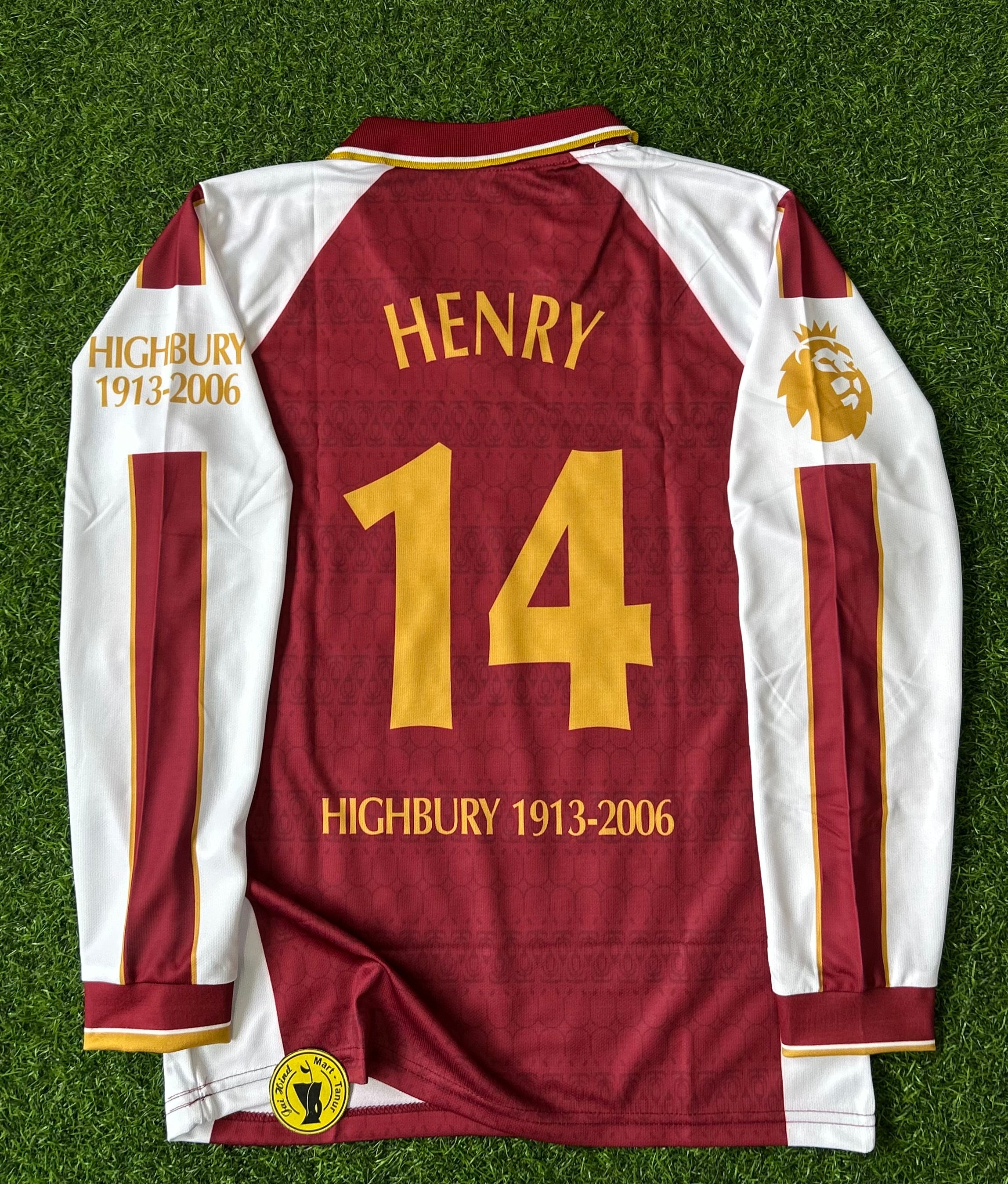 ARSENAL 2005-06 RETRO HOME JERSEY, FULL SLEEVE POLO SUBLIMATION