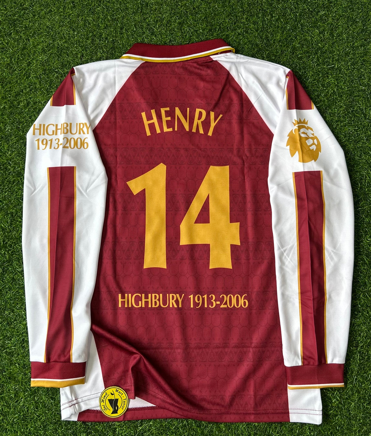 ARSENAL 2005-06 RETRO HOME JERSEY, FULL SLEEVE POLO SUBLIMATION