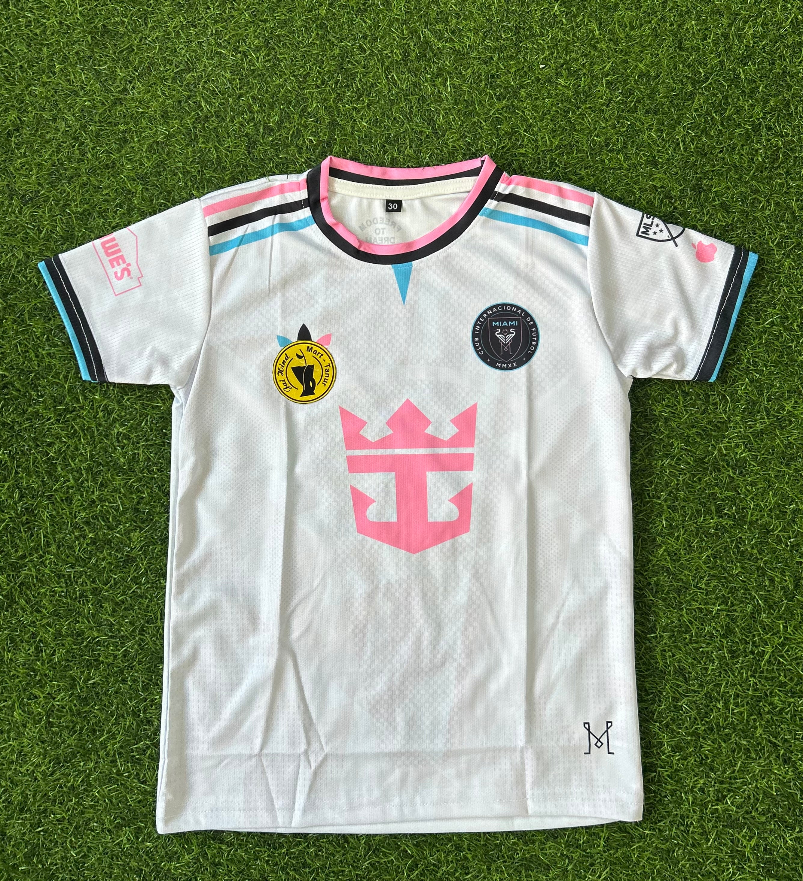 INTER MIAMI 2026-27 SEASON THIRD KIT, HALF SLEEVE SUBLIMATION, JERSEY & SHORTS ( KID SIZE )