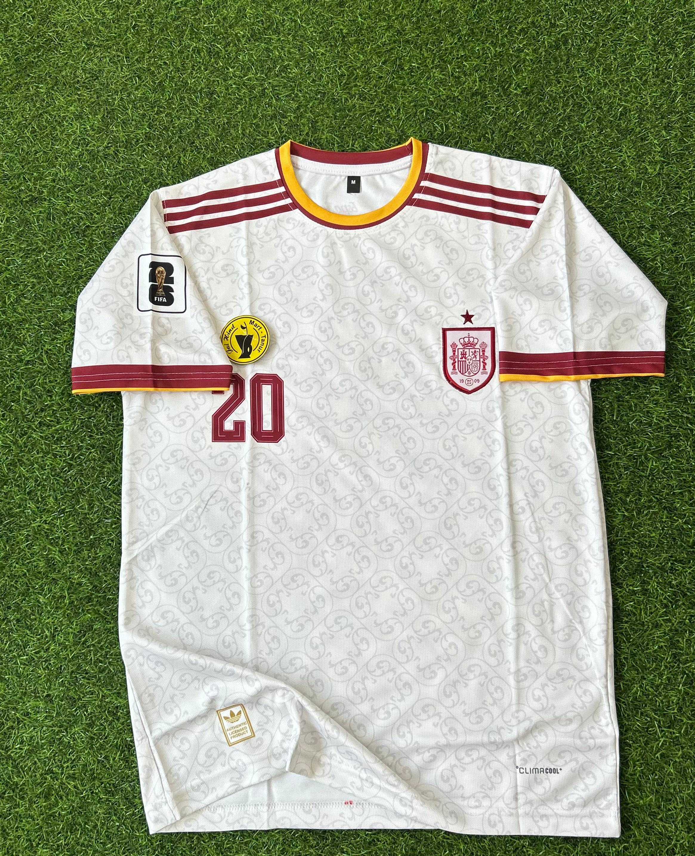 SPAIN 2026 WORLD CUP AWAY KIT, EMBROIDERY HALFSLEEVE