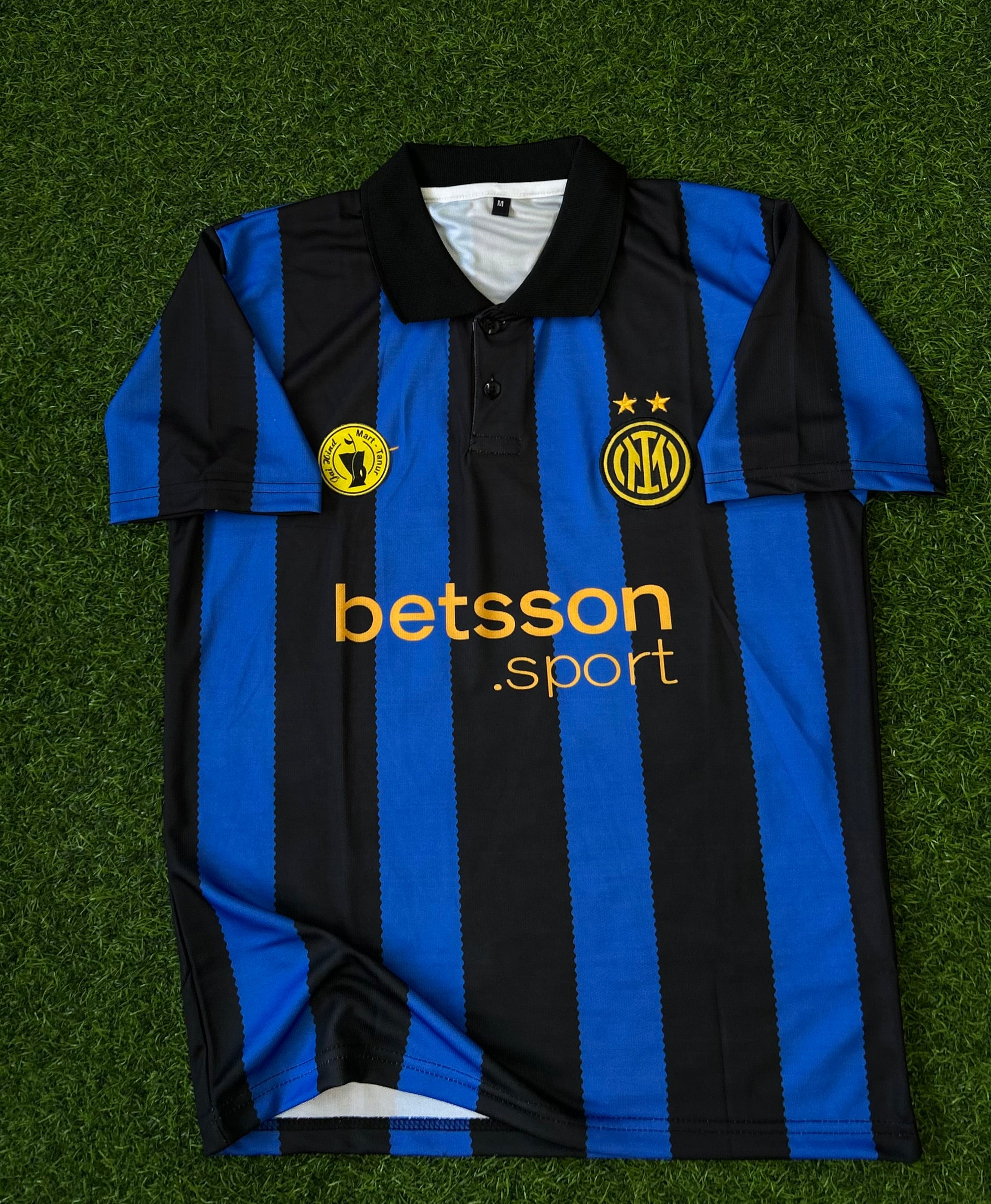 INTER MILAN 2026-27 SEASON HOME JERSEY, HALF SLEEVE POLO EMBROIDERY