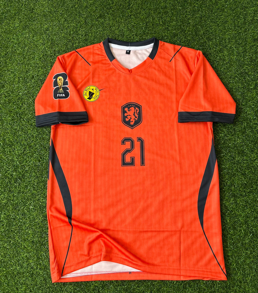 NETHERLANDS 2026 WORLD CUP HOME KIT, HALFSLEEVE SUBLIMATION