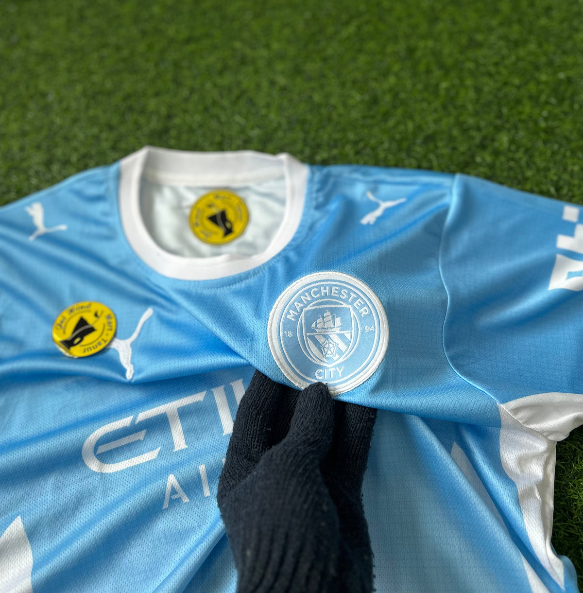 MAN CITY 2026-27 SEASON HOME JERSEY, HALF SLEEVE  EMBROIDERY
