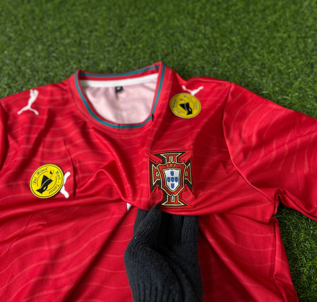 PORTUGAL 2026 WORLD CUP HOME KIT, HALF SLEEVE  EMBROIDERY