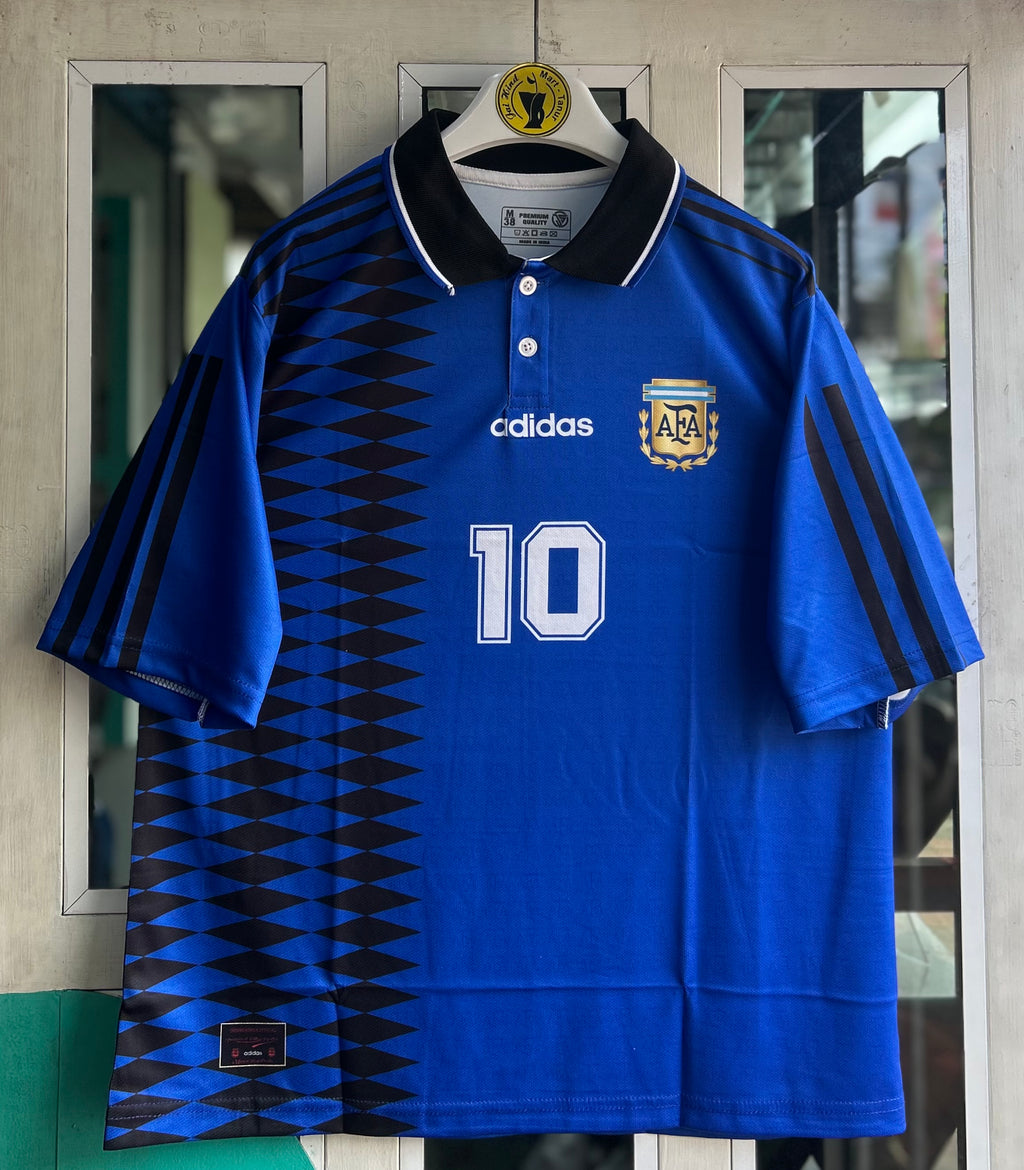 ARGENTINA 1994 AWAY KIT, FIVE SLEEVE POLO