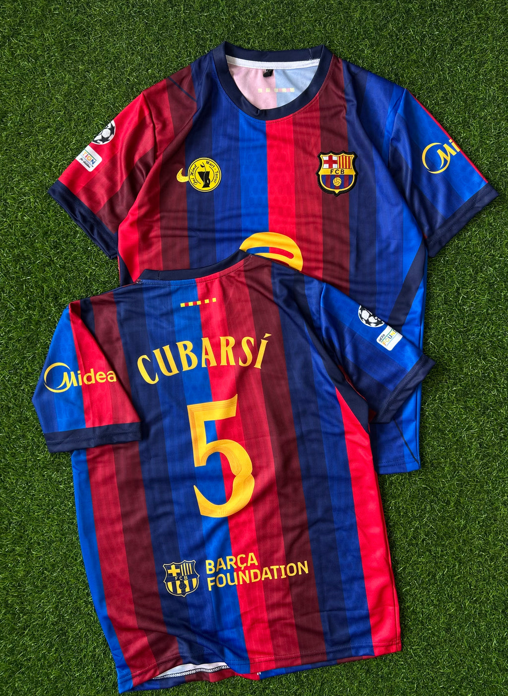 BARCELONA 2026-27 SEASON HOME JERSEY, HALF SLEEVE  EMBROIDERY