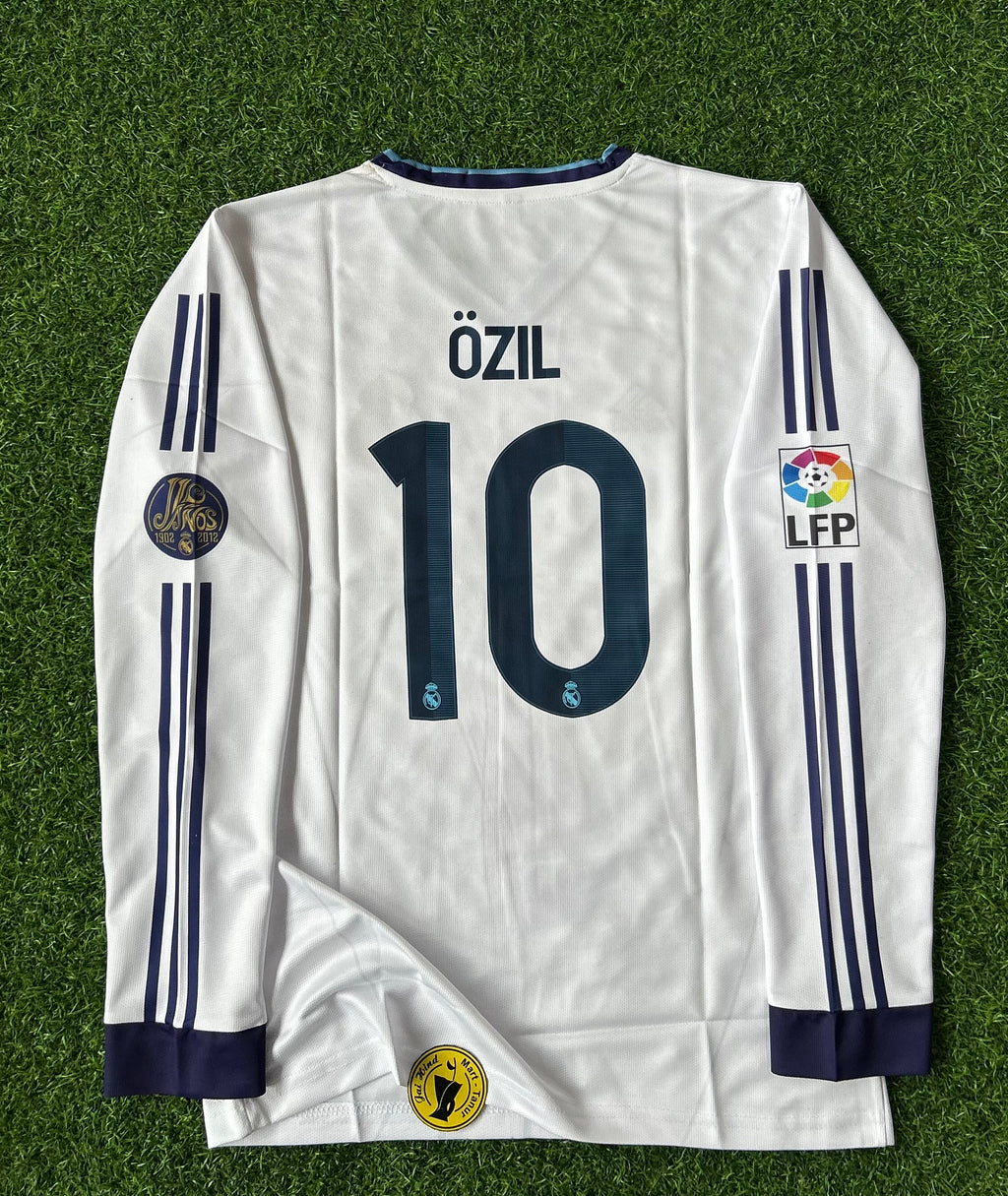 REAL MADRID 2013-14 HOME KIT, FULL SLEEVE EMBROIDERY