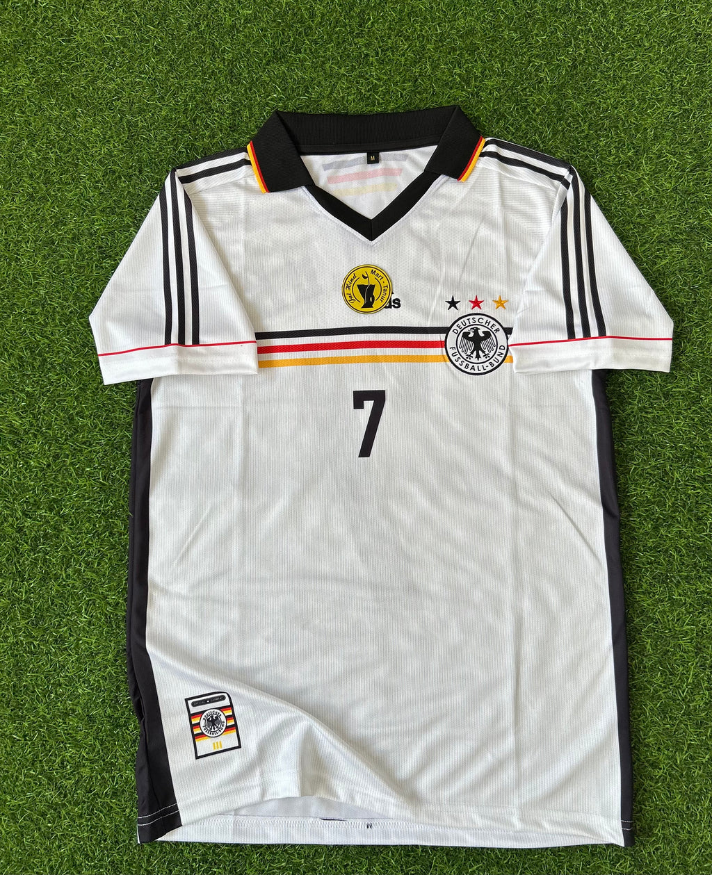 GERMANY 1998 HOME KIT, HALFSLEEVE POLO EMBRODERY
