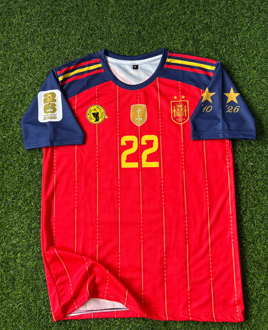 SPAIN 2026 HOME JERSEY, HALF SLEEVE SUBLIMATION