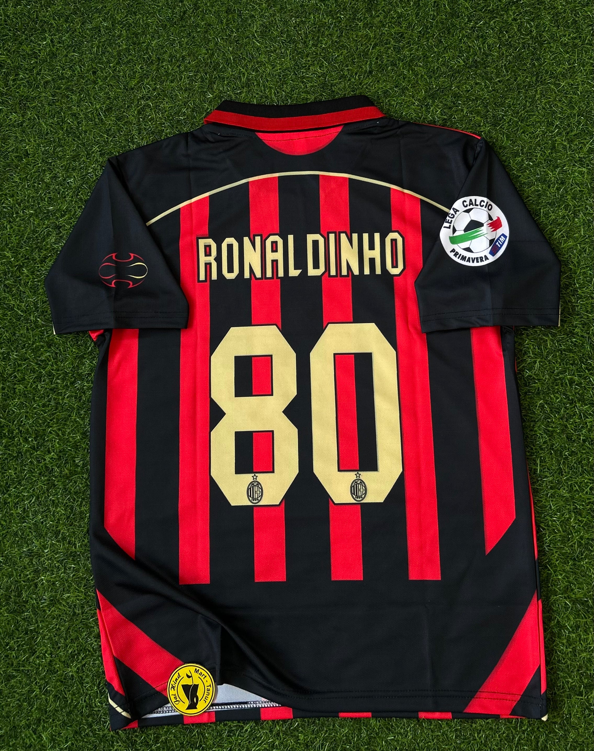 AC MILAN 2006-07 HOME JERSEY, HALF SLEEVE POLO SUBLIMATION