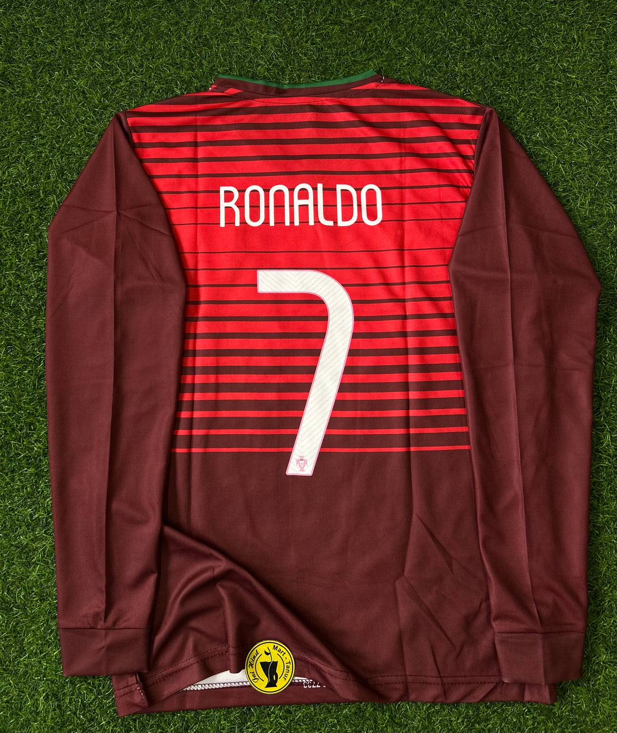 PORTUGAL 2014 HOME JERSEY, FULL SLEEVE EMBROIDERY