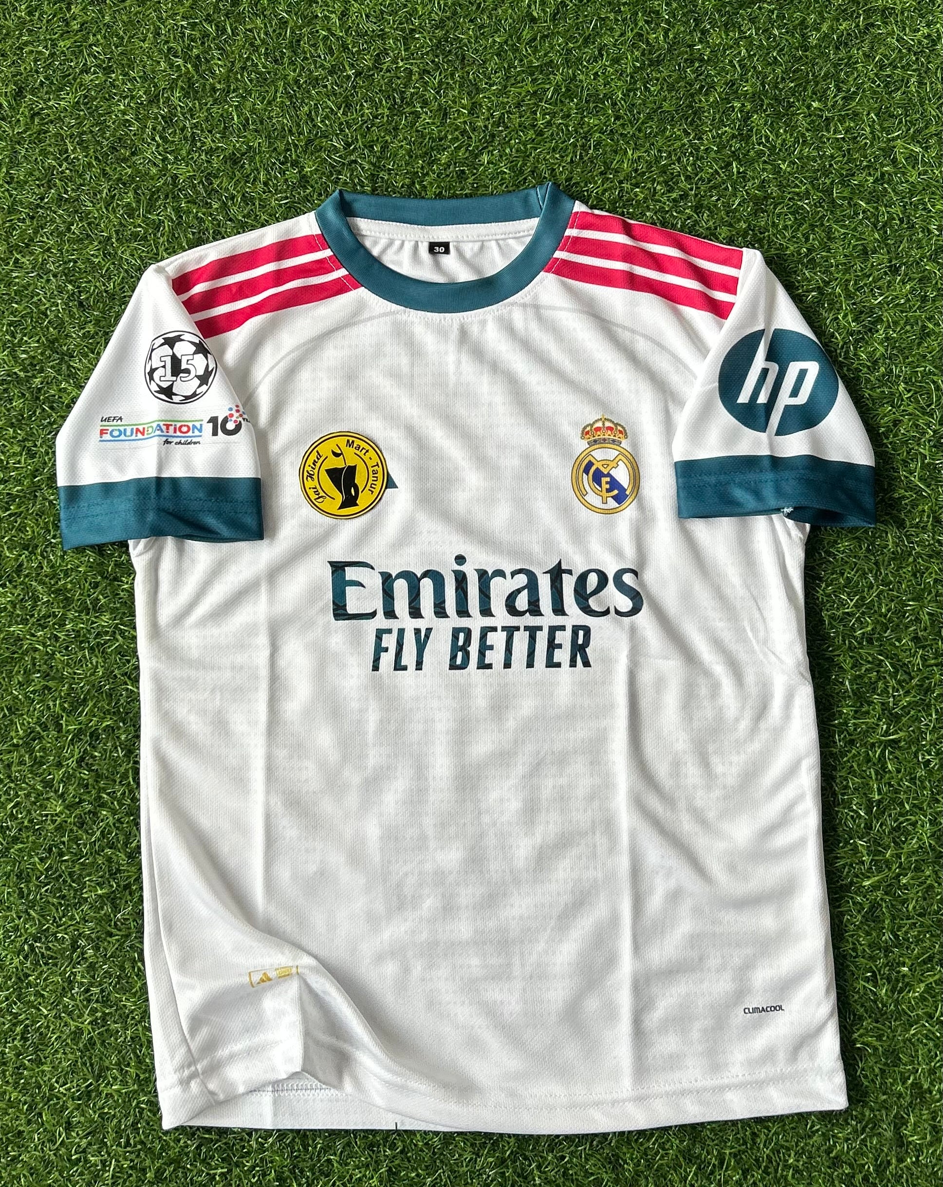REAL MADRID 2026-27 SEASON HOME KIT, HALF SLEEVE SUBLIMATION (KID SIZE)