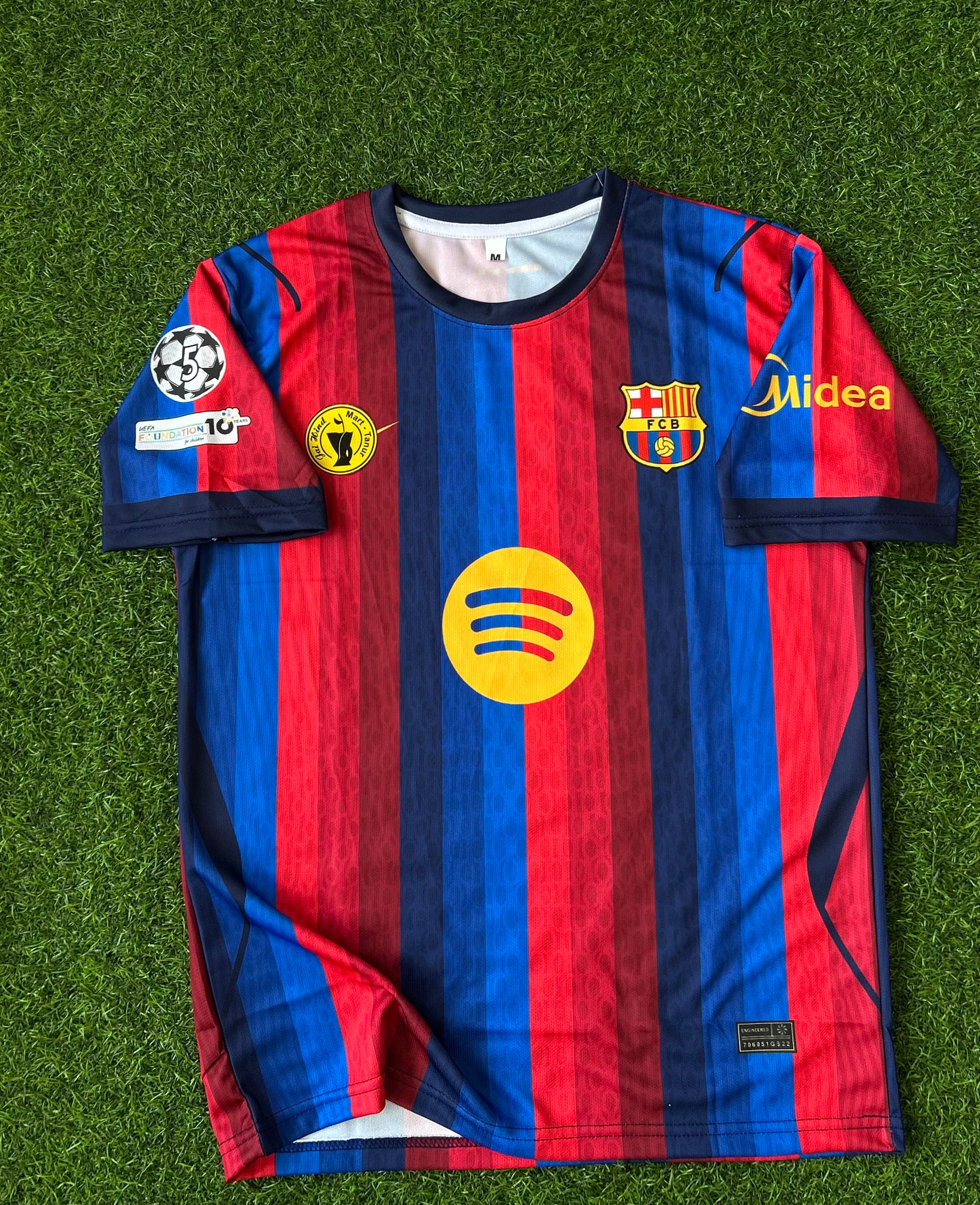 BARCELONA 2026-27 SEASON HOME KIT. HALF SLEEVE SUBLIMATION
