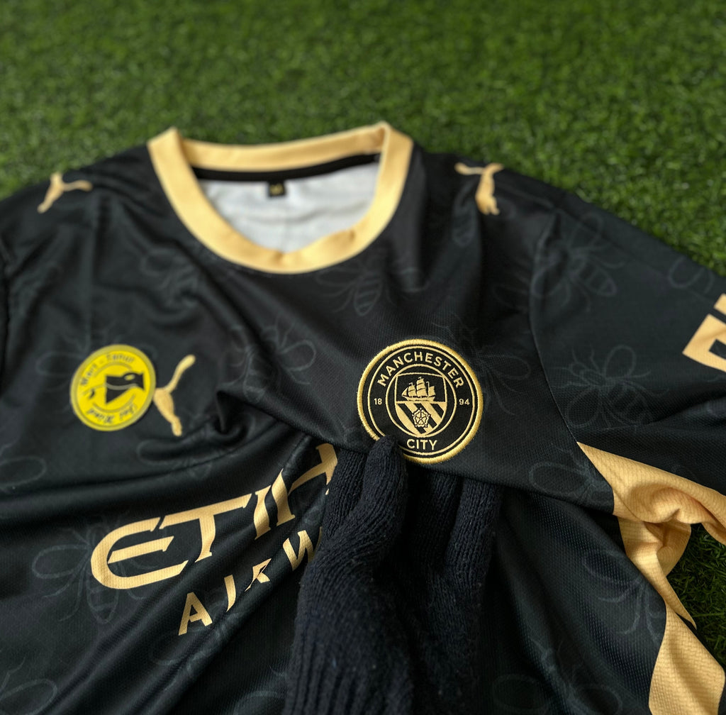 MAN CITY 2026-27 SEASON AWAY JERSEY, HALF SLEEVE EMBROIDERY