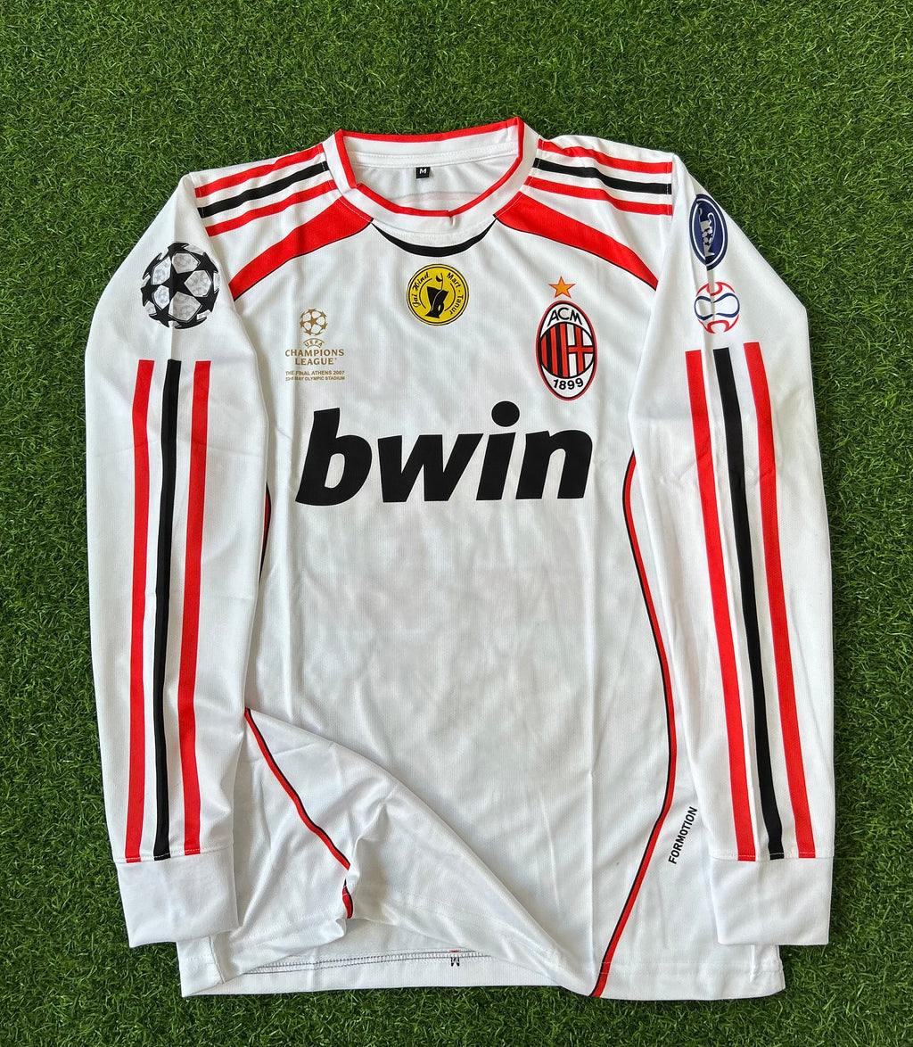 AC MILAN 2006-07 AWAY KIT, FULL SLEEVE SUBLIMATION (JERSEY & SHORTS)
