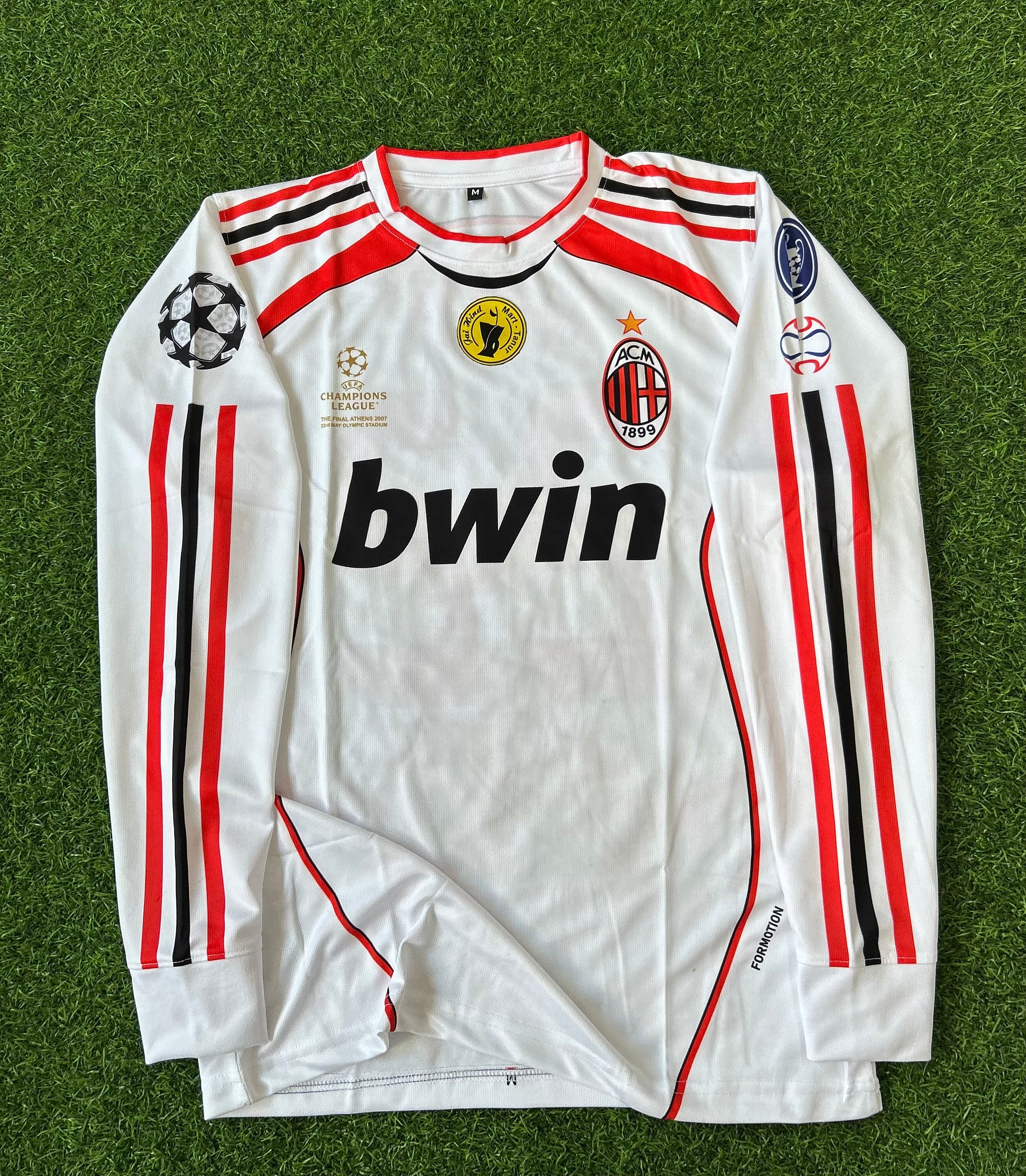 AC MILAN 2006-07 AWAY KIT, FULL SLEEVE SUBLIMATION (JERSEY & SHORTS)