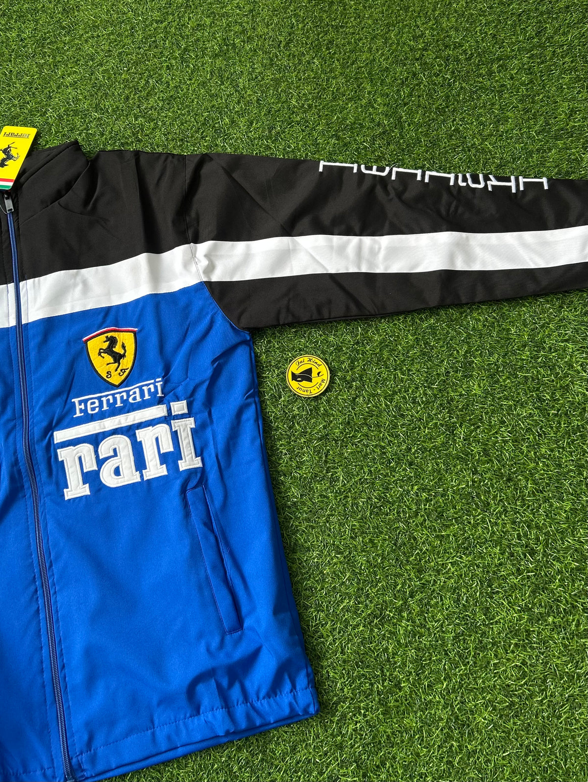 IMPORTED ZIPPER JACKET, FERRARI EDITION, FULL LOGO EMBROIDERY