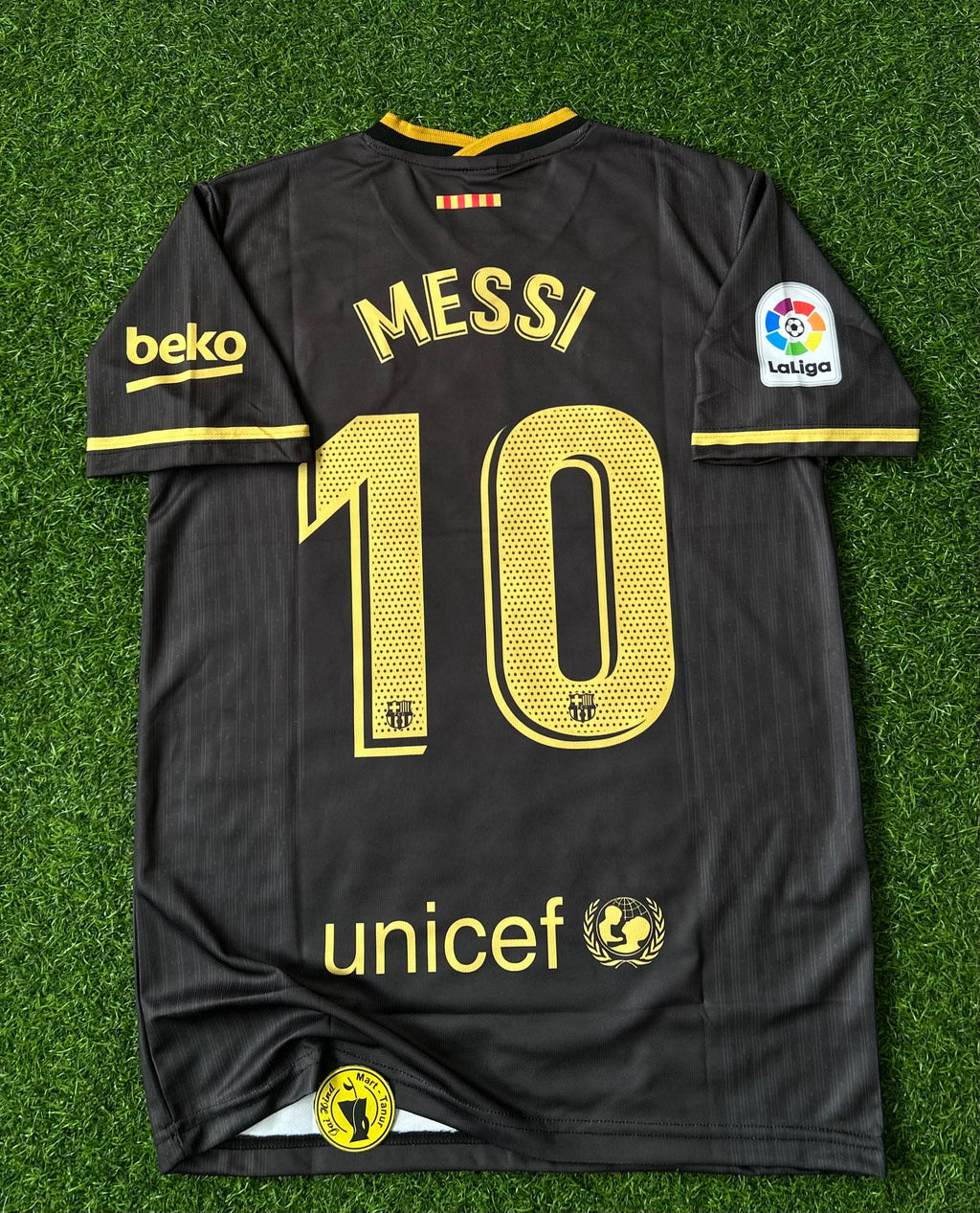 BARCELONA 2020-21 AWAY JERSEY, HALF SLEEVE EMBROIDERY