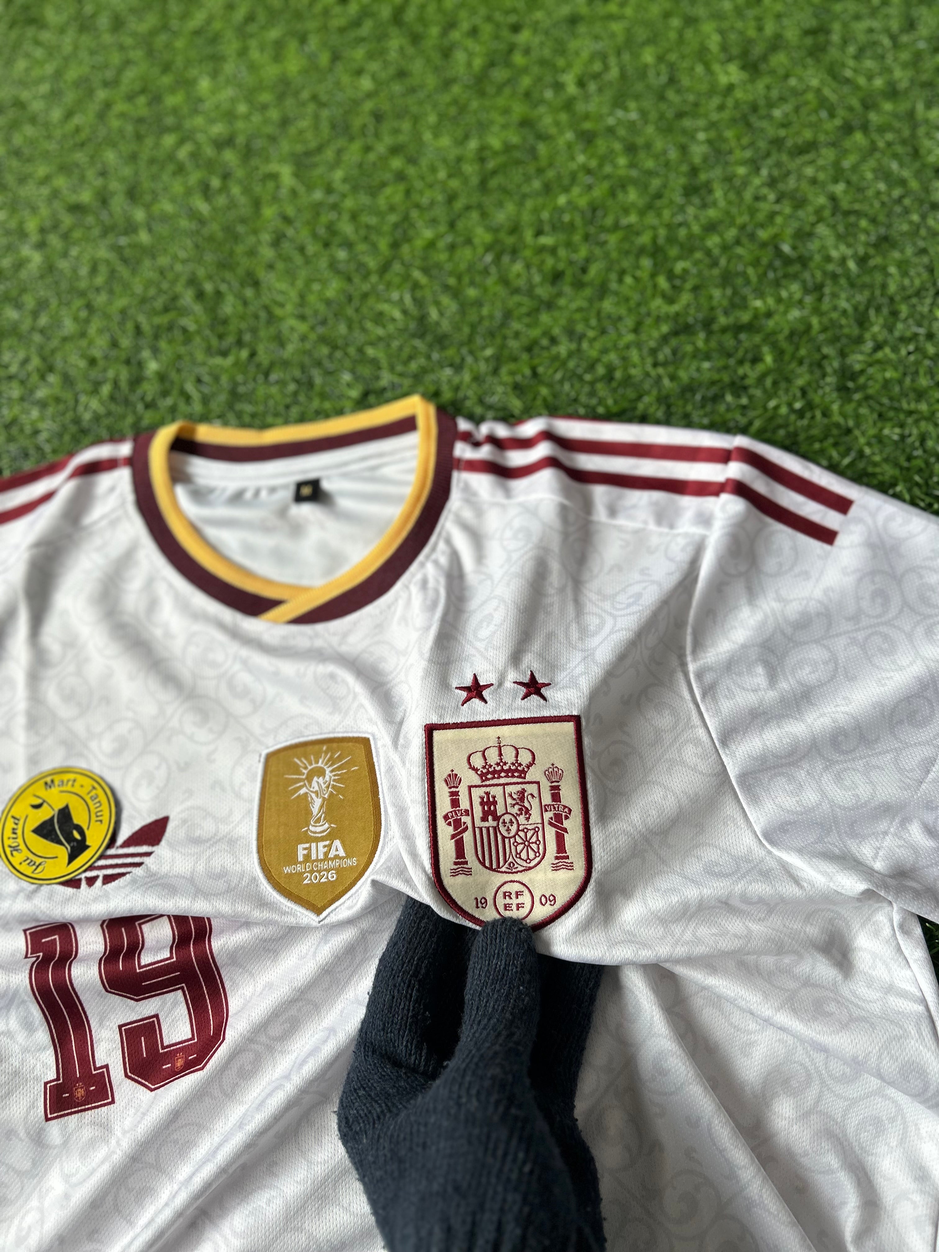 SPAIN 2026 AWAY JERSEY, HALF SLEEVE EMBROIDERY