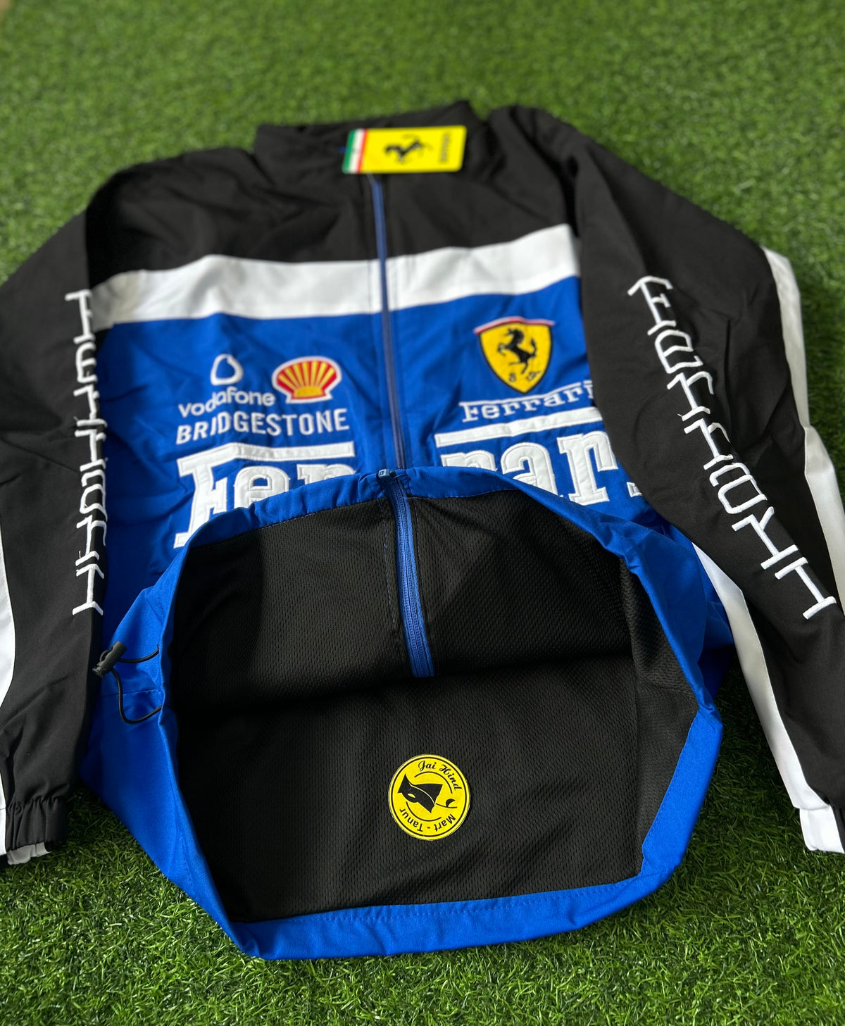 IMPORTED ZIPPER JACKET, FERRARI EDITION, FULL LOGO EMBROIDERY