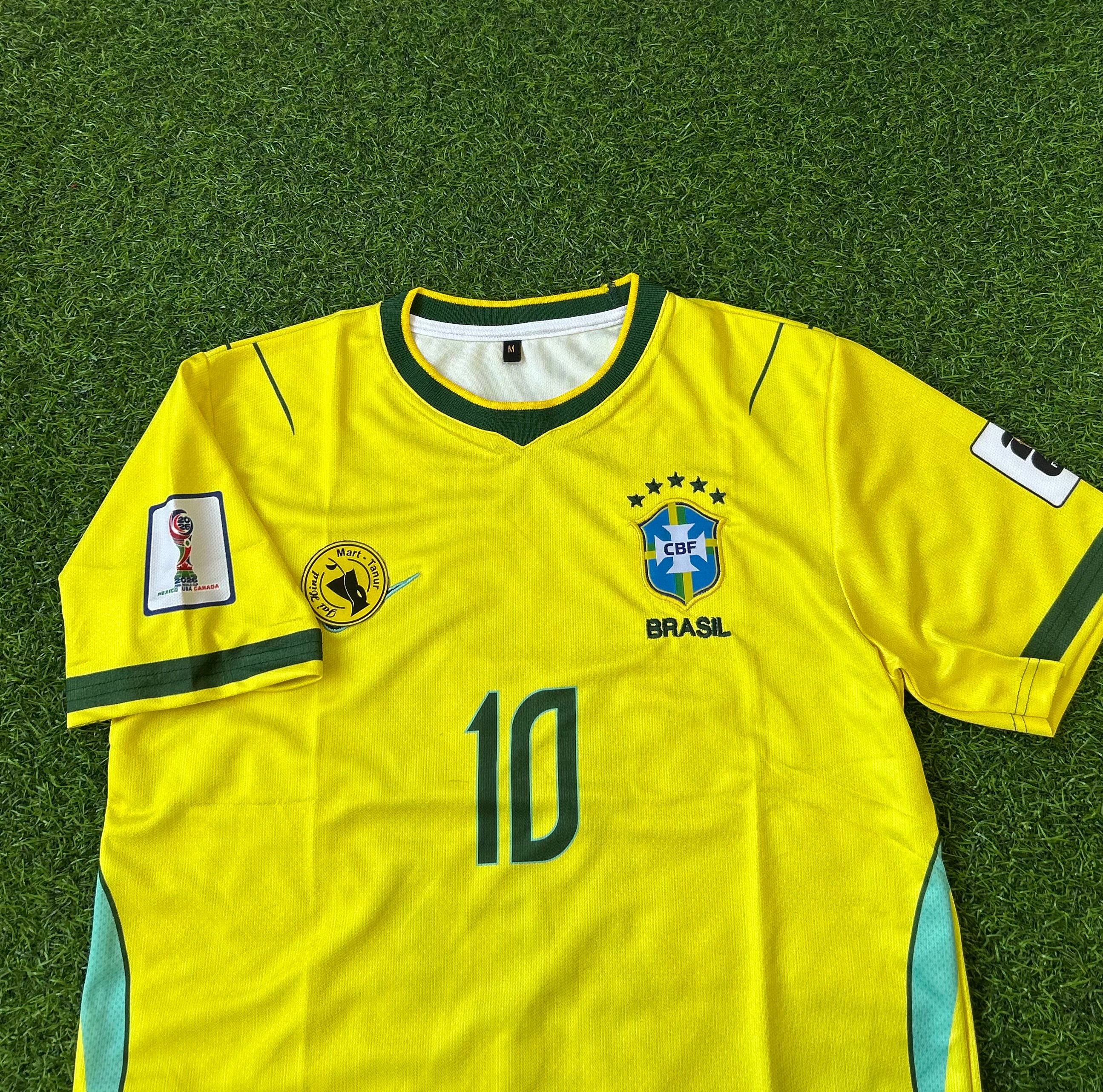 BRAZIL 2026 WORLD CUP HOME KIT, HALF SLEEVE EMBROIDERY
