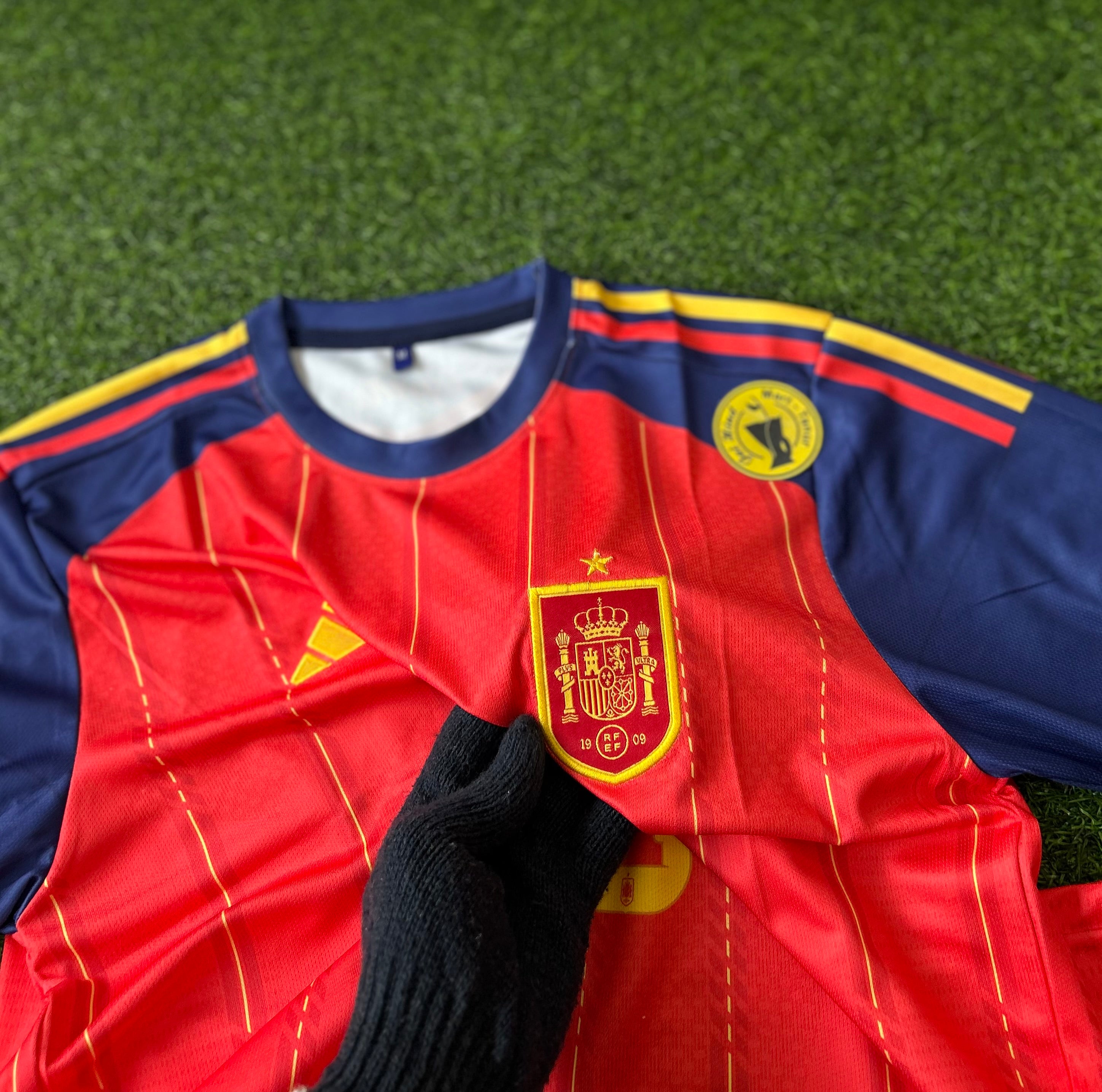 SPAIN 2026 WORLD CUP HOME KIT, HALFSLEEVE EMBROIDERY