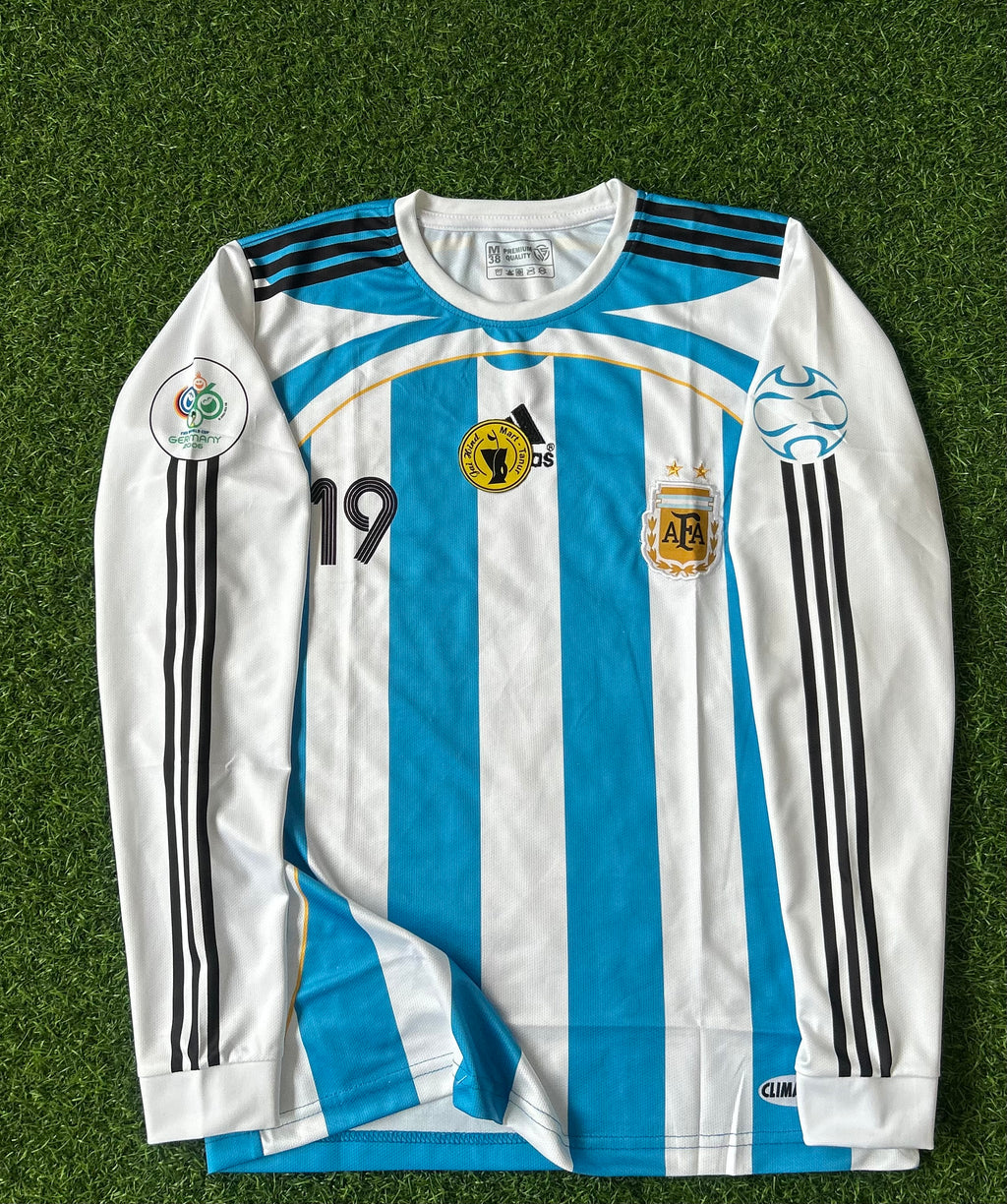 ARGENTINA 2006 HOME KIT, FULL SLEEVE EMBROIDERY