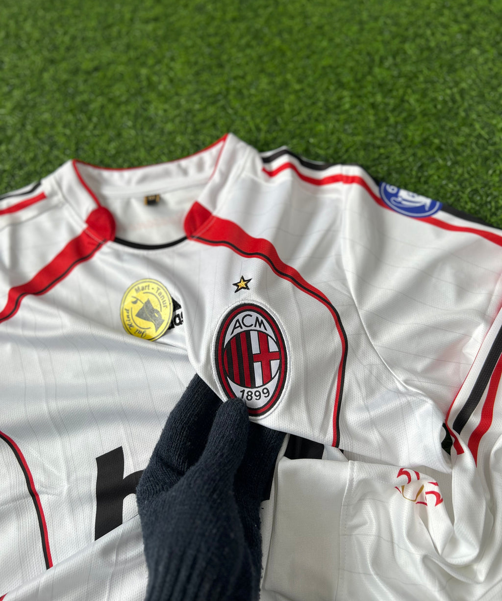 AC MILAN 2006-07 AWAY KIT, FULL SLEEVE EMBROIDERY