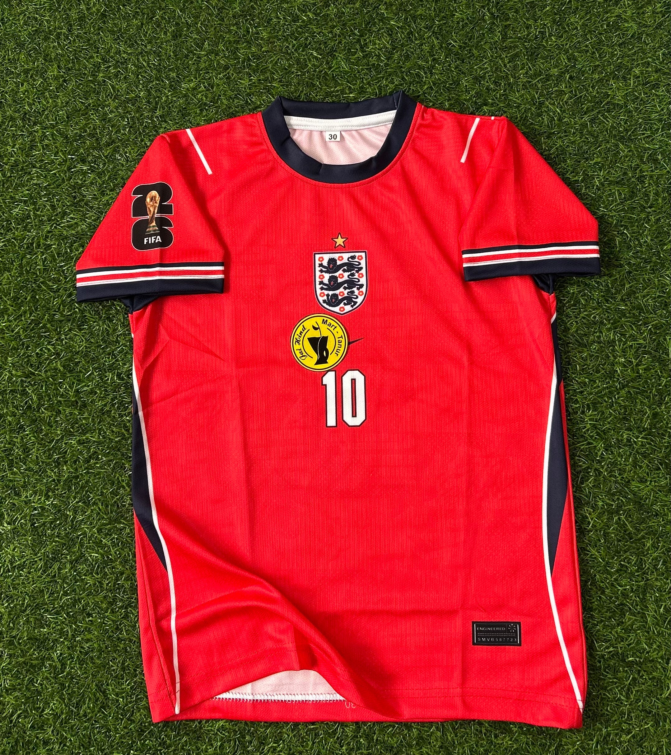 ENGLAND 2026 WORLD CUP AWAY KIT, HALF SLEEVE SUBLIMATION (KID SIZE)