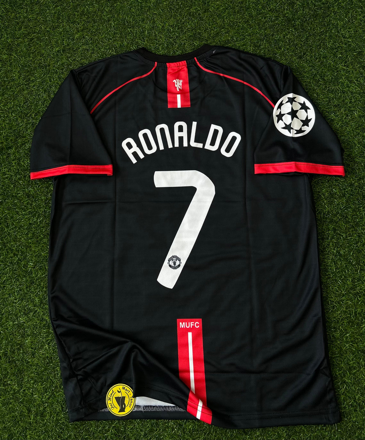 MAN UNITED 2007-08 AWAY JERSEY, HALF SLEEVE SUBLIMATION
