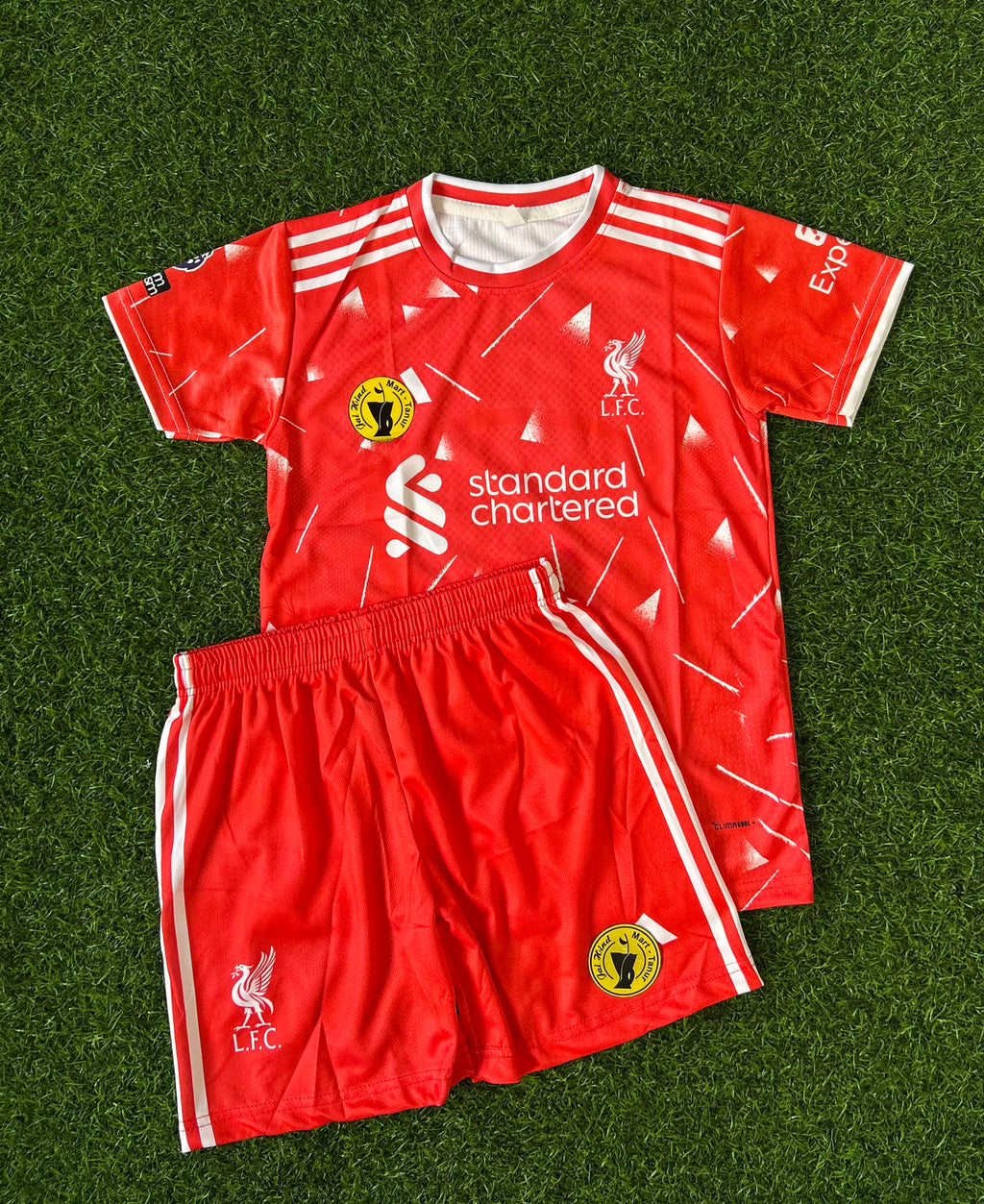 LIVERPOOL 2026-27 SEASON HOME KIT, HALF SLEEVE SUBLIMATION, JERSEY & SHORTS ( KID SIZE )