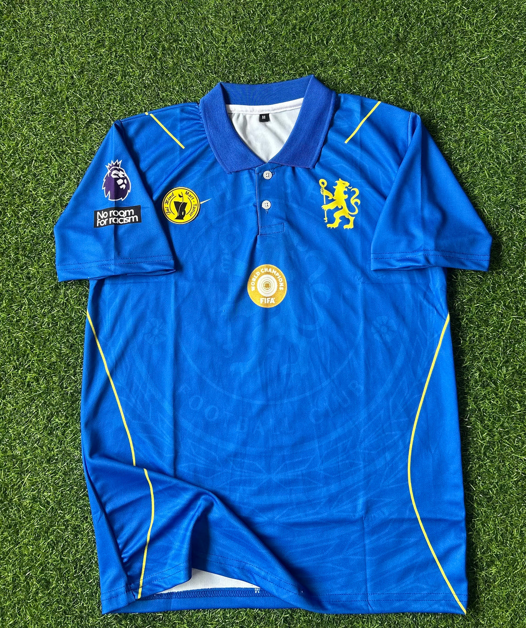 CHELSEA 2026-27 SEASON HOME JERSEY, HALF SLEEVE POLO SUBLIMATION