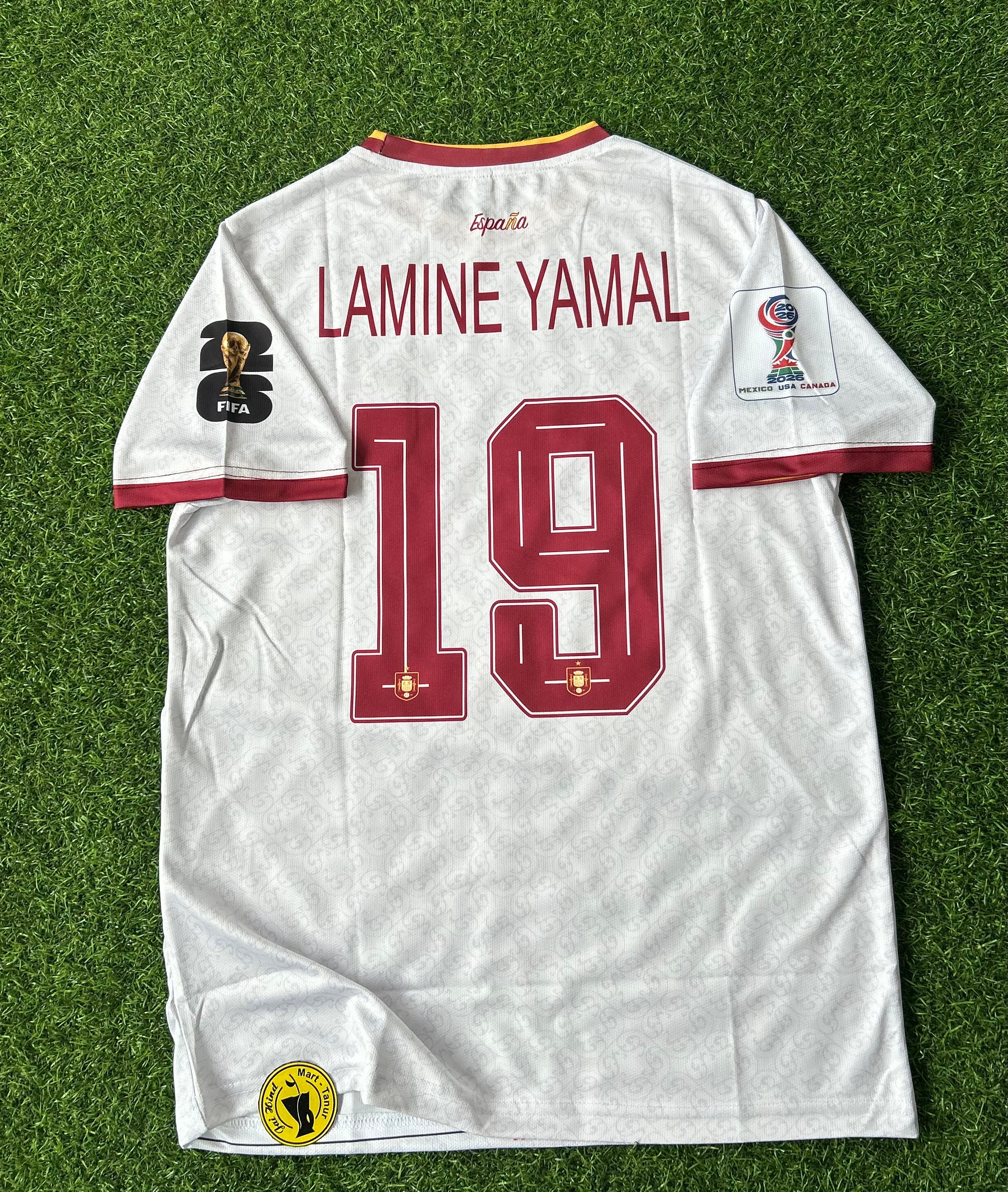 SPAIN 2026 WORLD CUP AWAY KIT, HALF SLEEVE EMBROIDERY