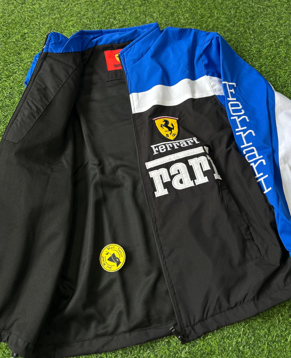 IMPORTED ZIPPER JACKET, FERRARI EDITION, FULL LOGO EMBROIDERY