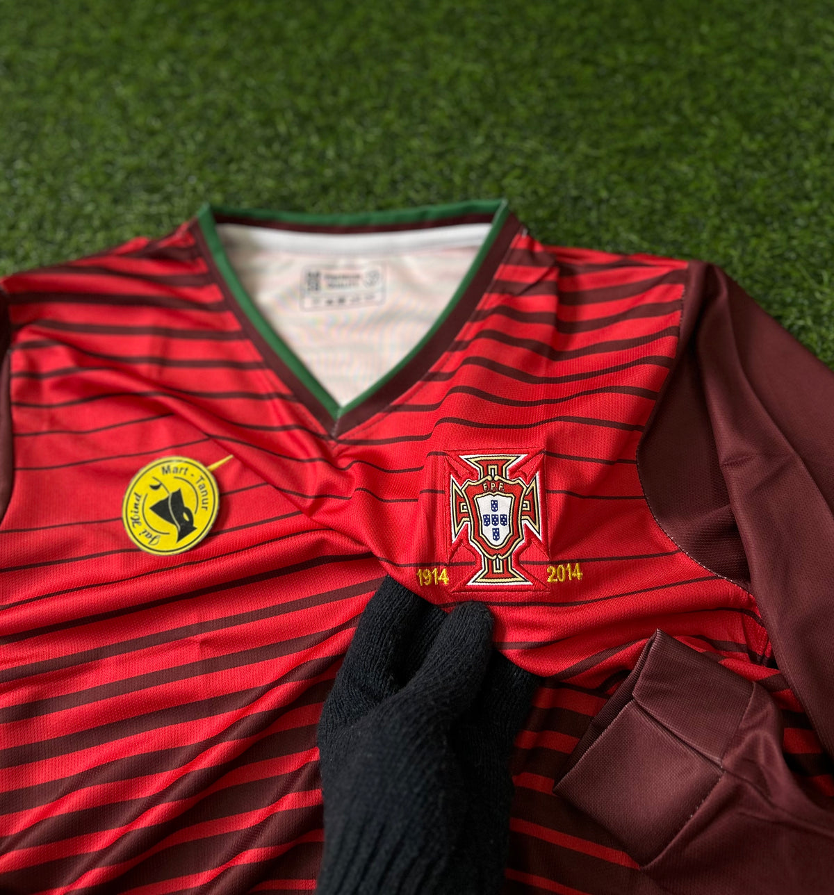 PORTUGAL 2014 HOME JERSEY, FULL SLEEVE EMBROIDERY