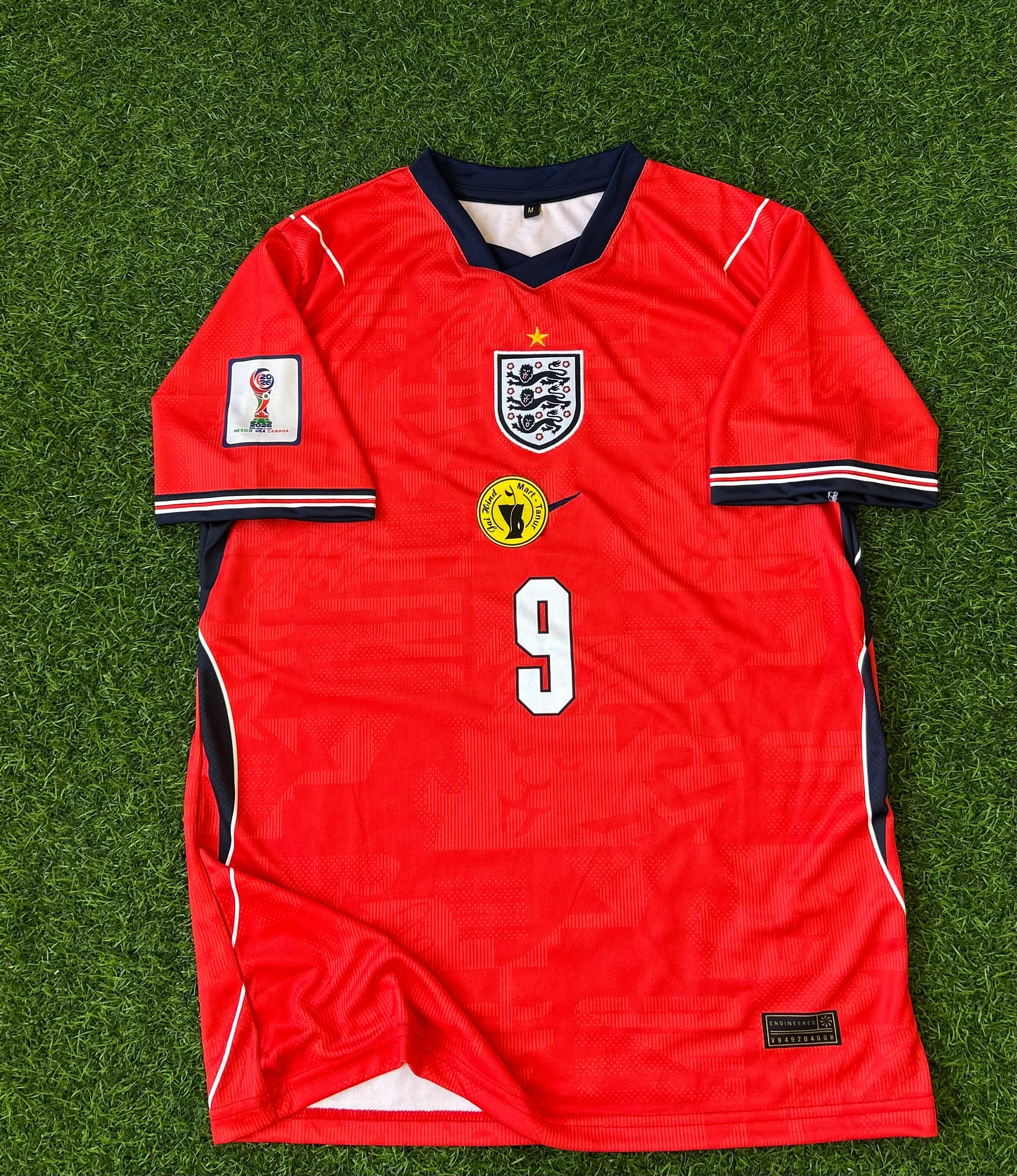 ENGLAND 2026 WORLD CUP AWAY KIT, HALF SLEEVE EMBROIDERY