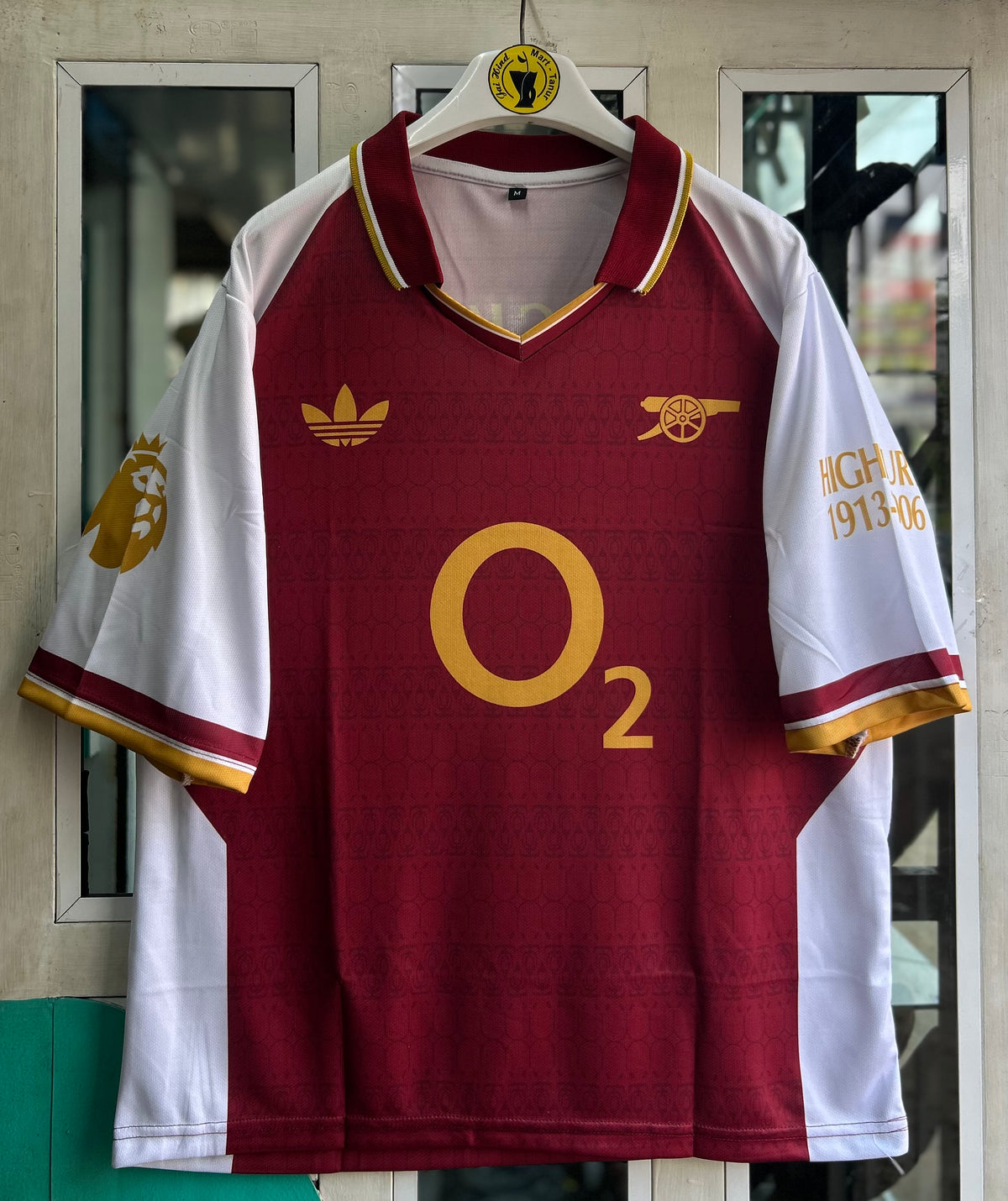 ARSENAL 2005-06 RETRO HOME JERSEY, FIVE SLEEVE POLO SUBLIMATION ...