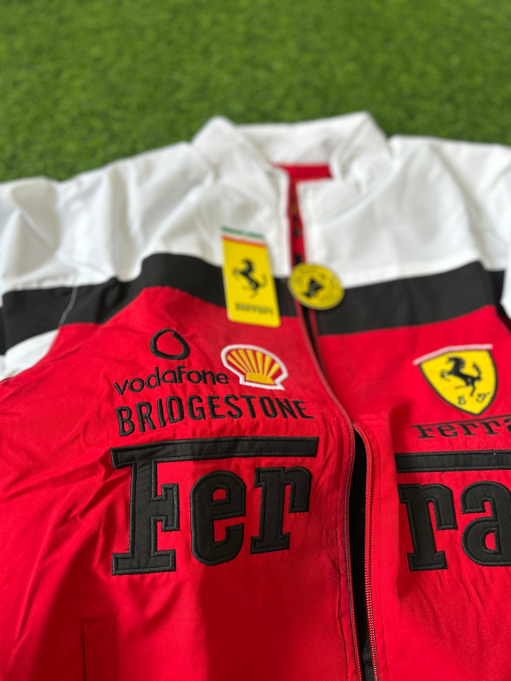 IMPORTED ZIPPER JACKET, FERRARI EDITION, FULL LOGO EMBROIDERY