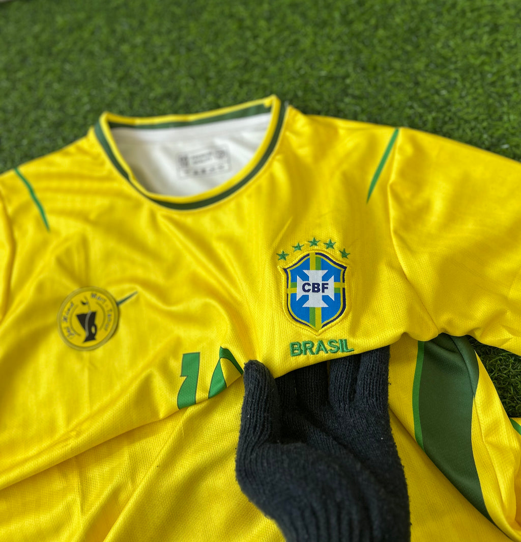 BRAZIL 2026 WORLD CUP HOME KIT, HALF SLEEVE EMBROIDERY