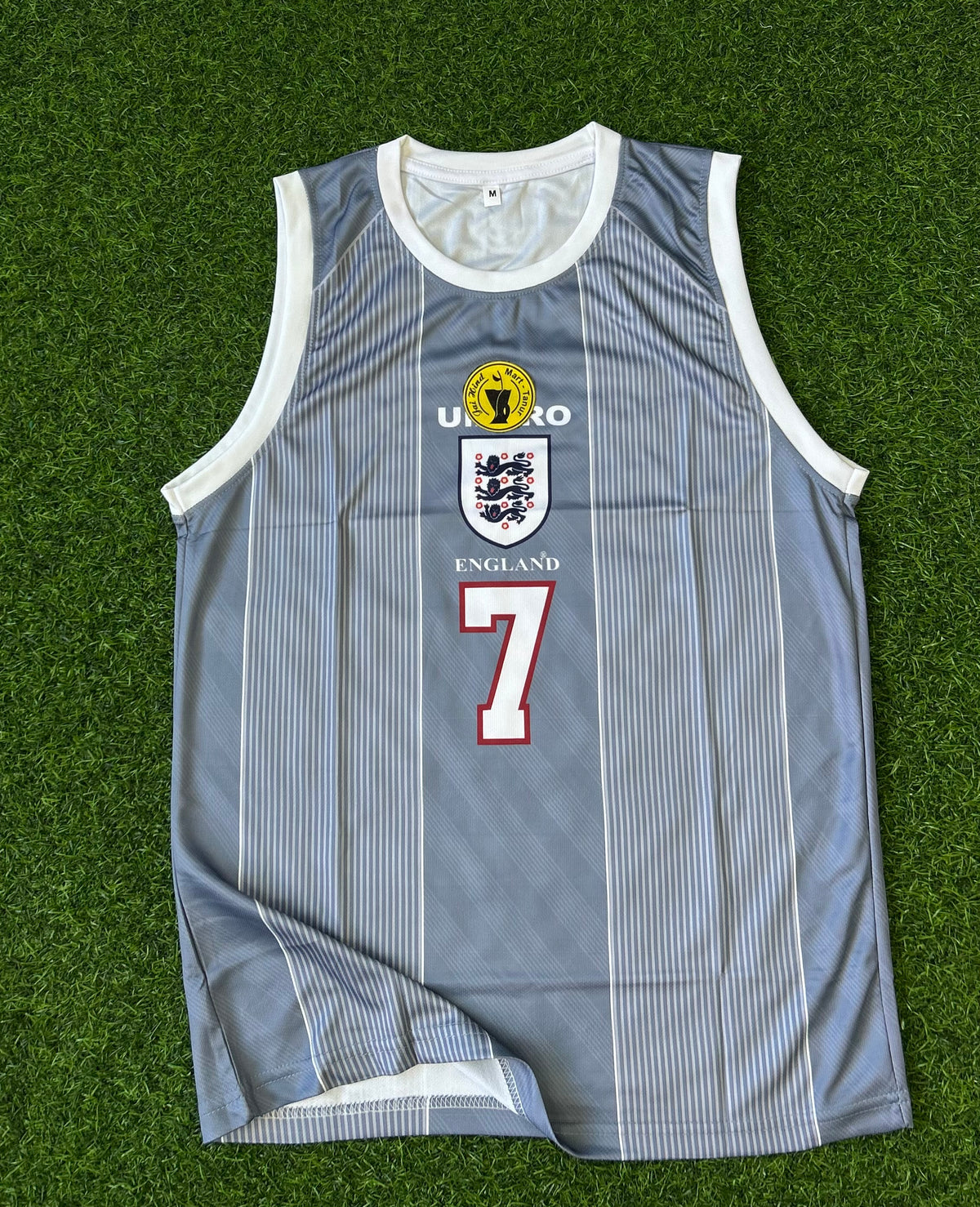 ENGLAND 1996 AWAY JERSEY, SLEEVELESS SUBLIMATION