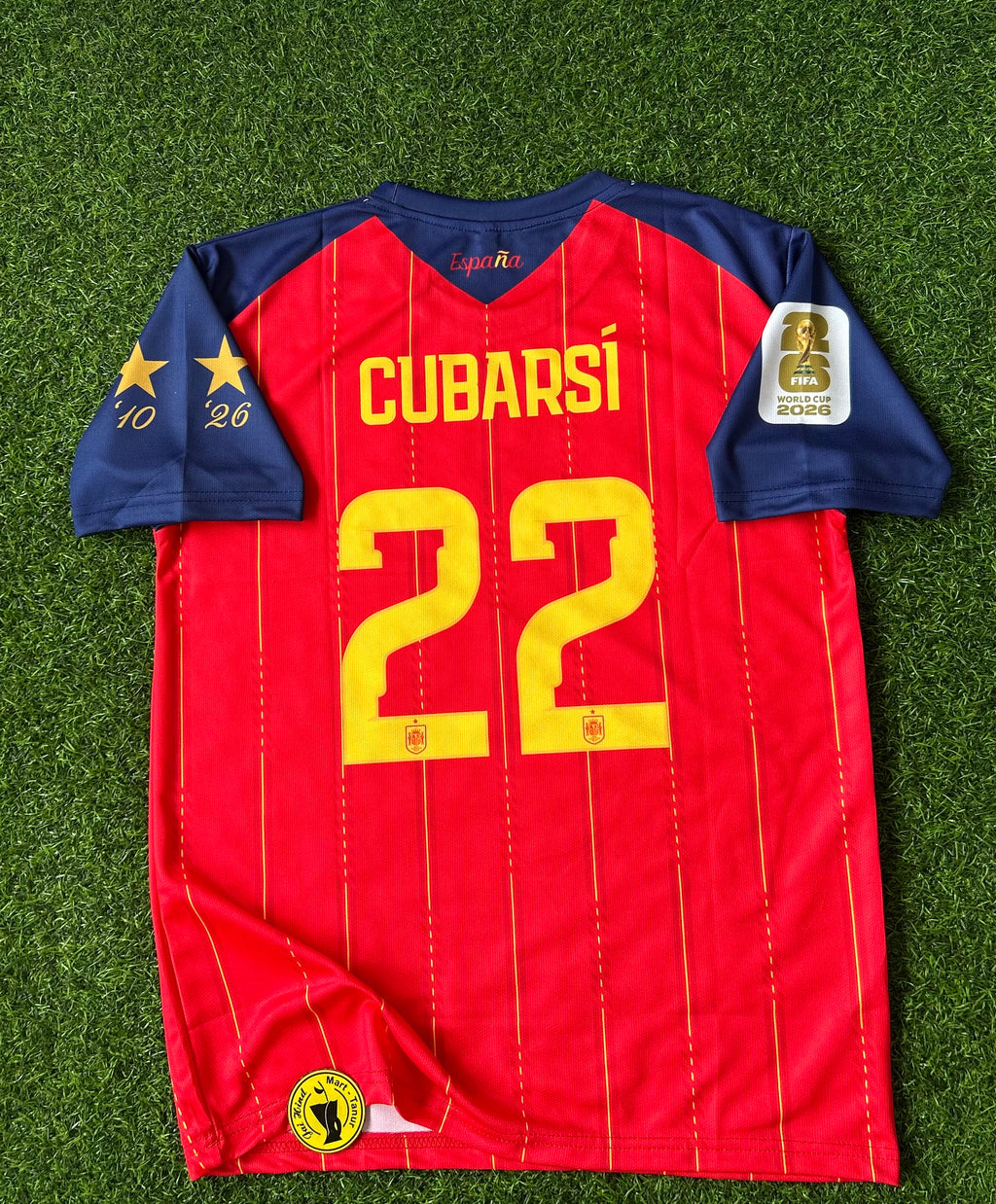 SPAIN 2026 HOME JERSEY, HALF SLEEVE SUBLIMATION