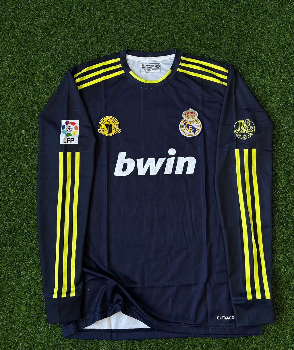 REAL MADRID 2012-13 AWAY KIT, FULL SLEEVE EMBROIDERY